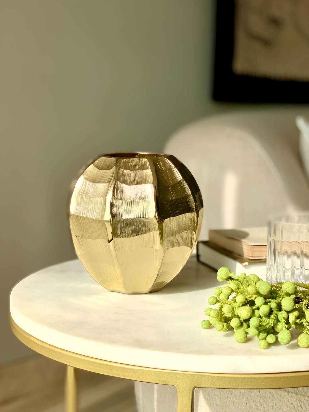 

Mason Home Gold-Toned Glossy Bloom Vase