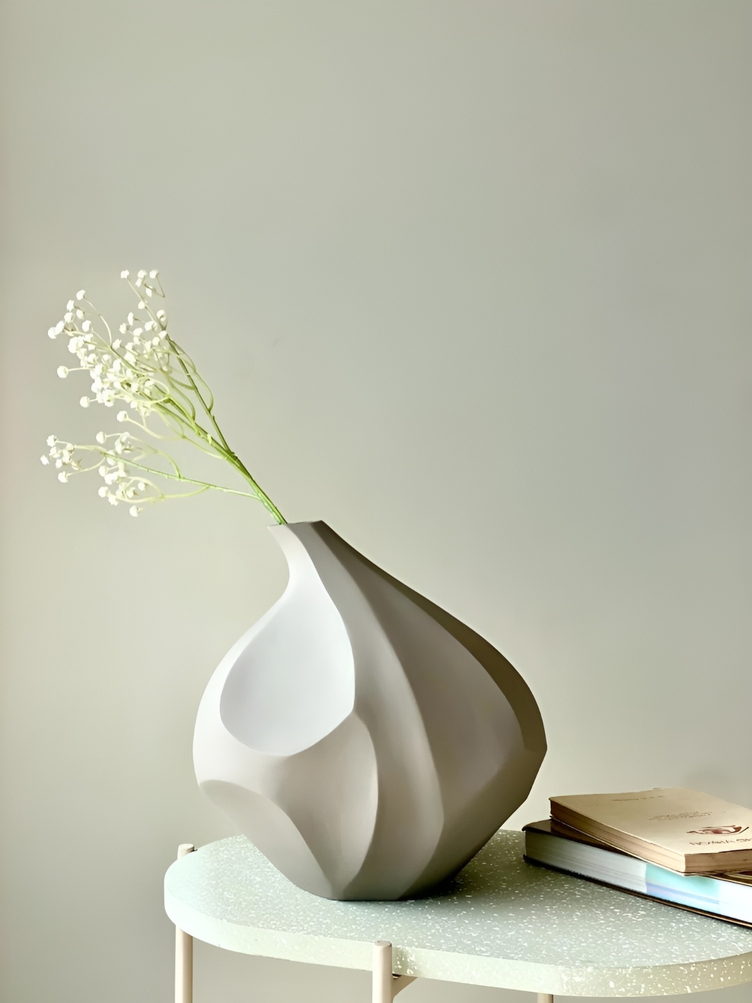 

Mason Home Light Grey Amphora Abstract Medium Vase