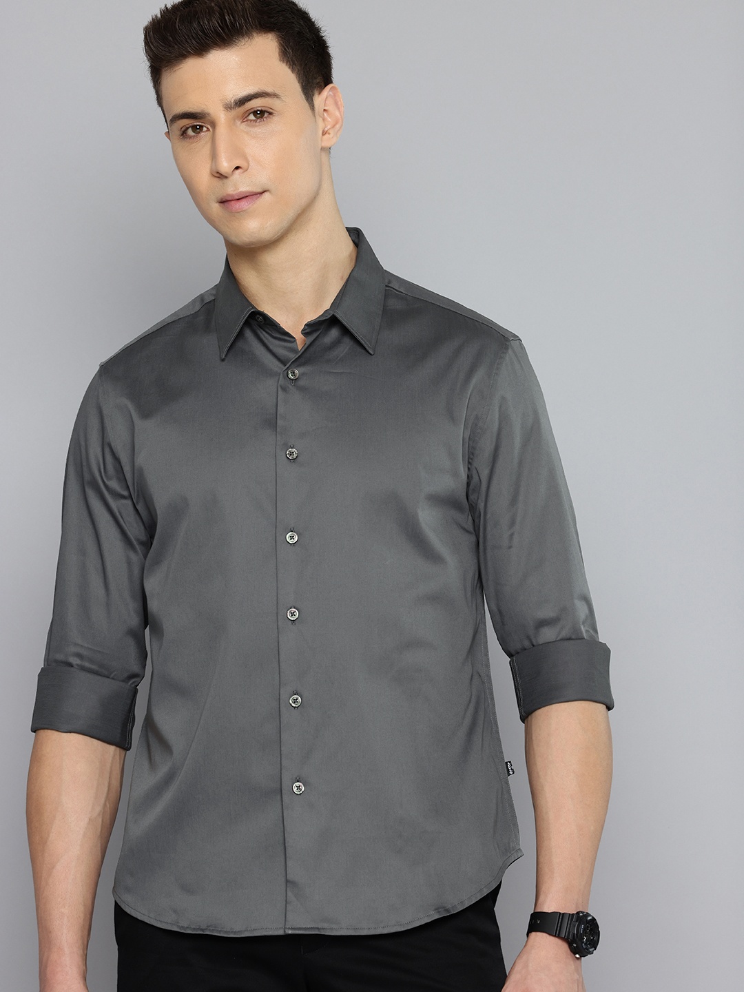 

Levis Slim Fit Opaque Casual Shirt, Grey
