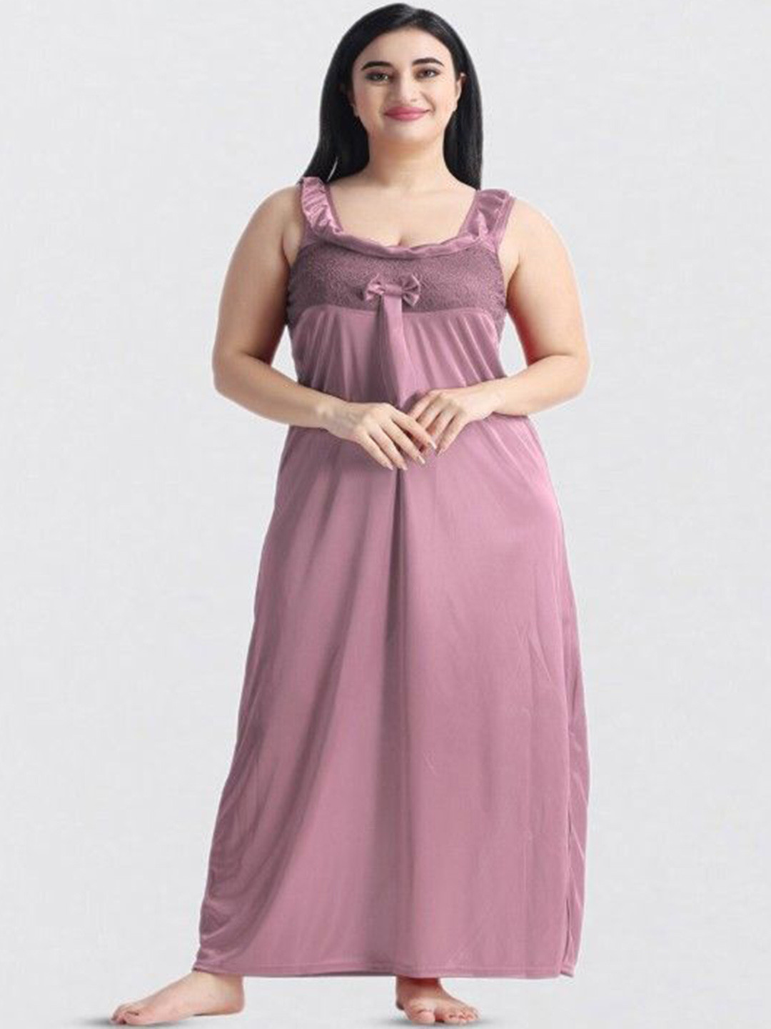 

Xivir Maxi Nightdress & Robe, Pink