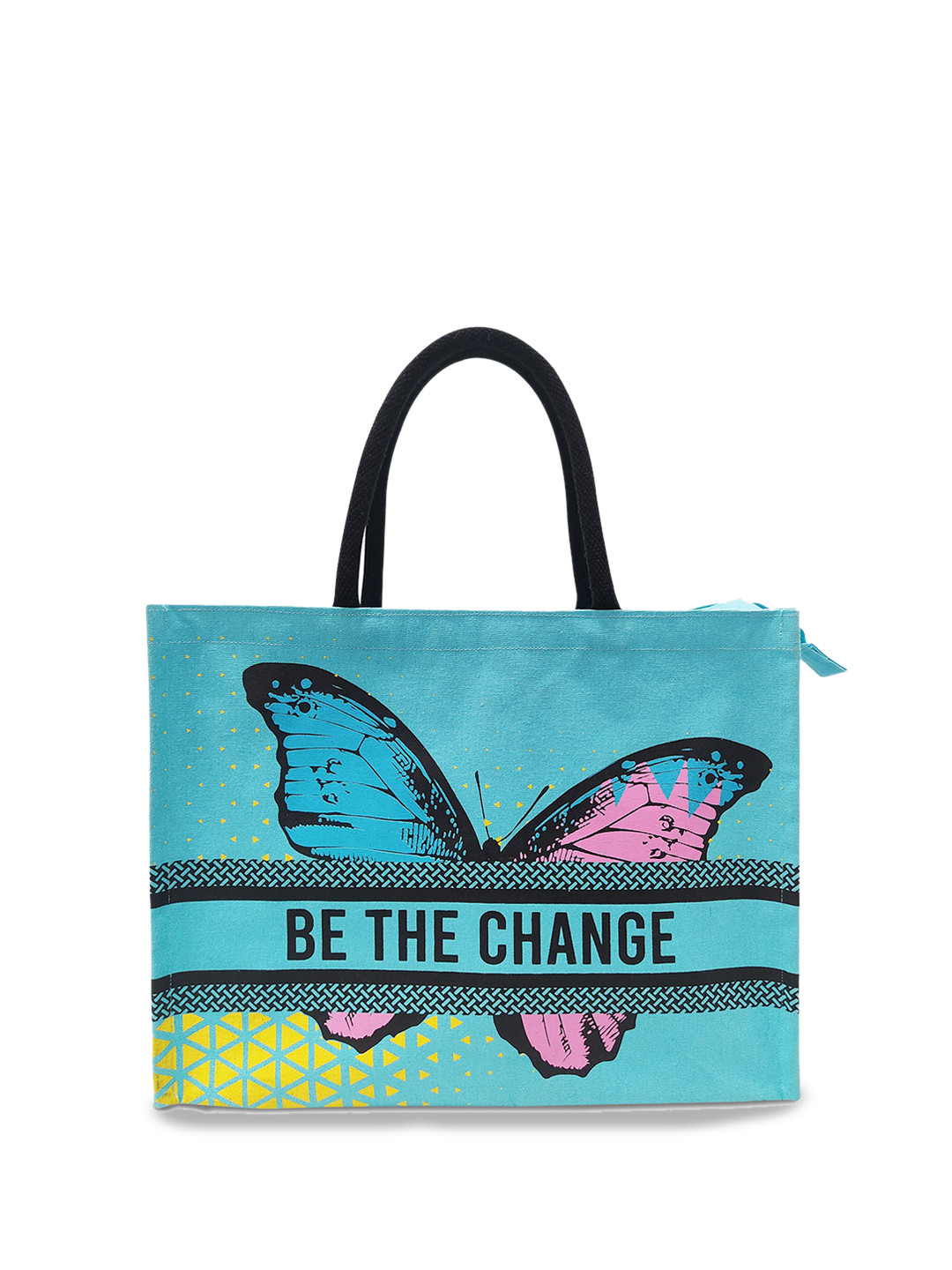 

earthbags Butterfly Printed Lunch Bag, Blue