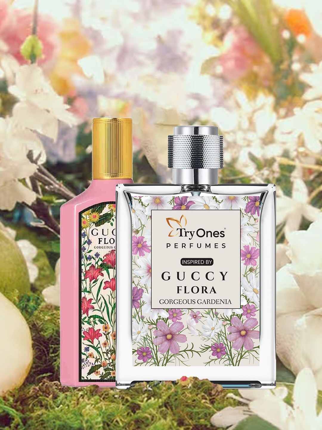 

TRYONES Guccy Flora Gorgeous Gardenia Long Lasting Perfume - 50 ml, Pink