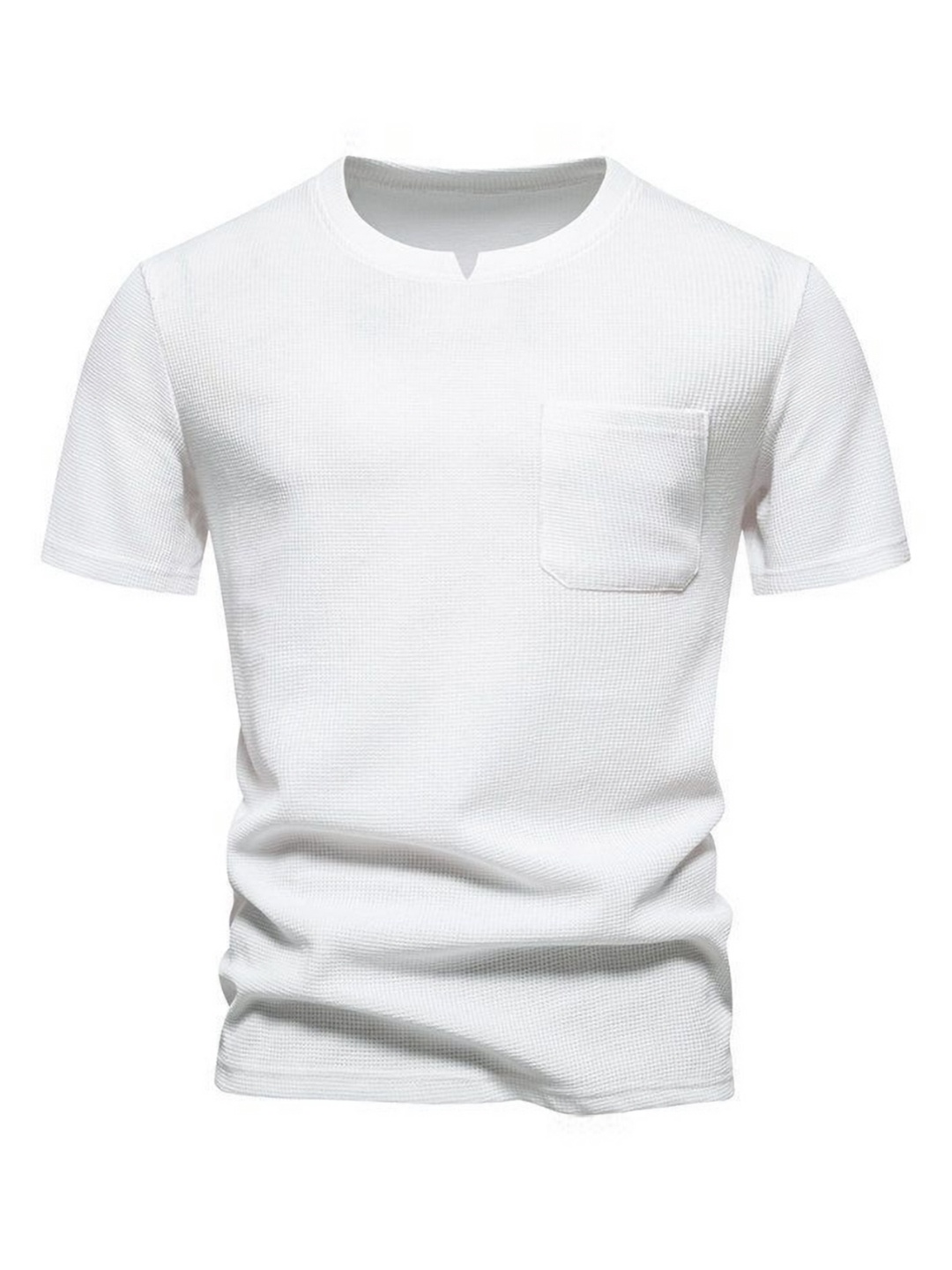 

StyleCast x Revolte Men Solid Round Neck T-shirt, White