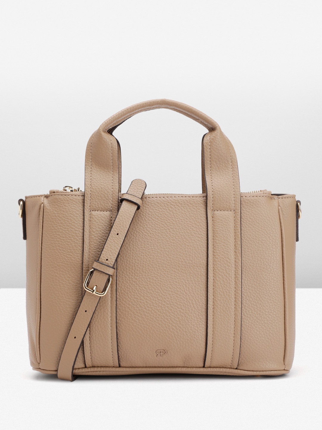 

PARFOIS Structured Handheld Bag, Brown