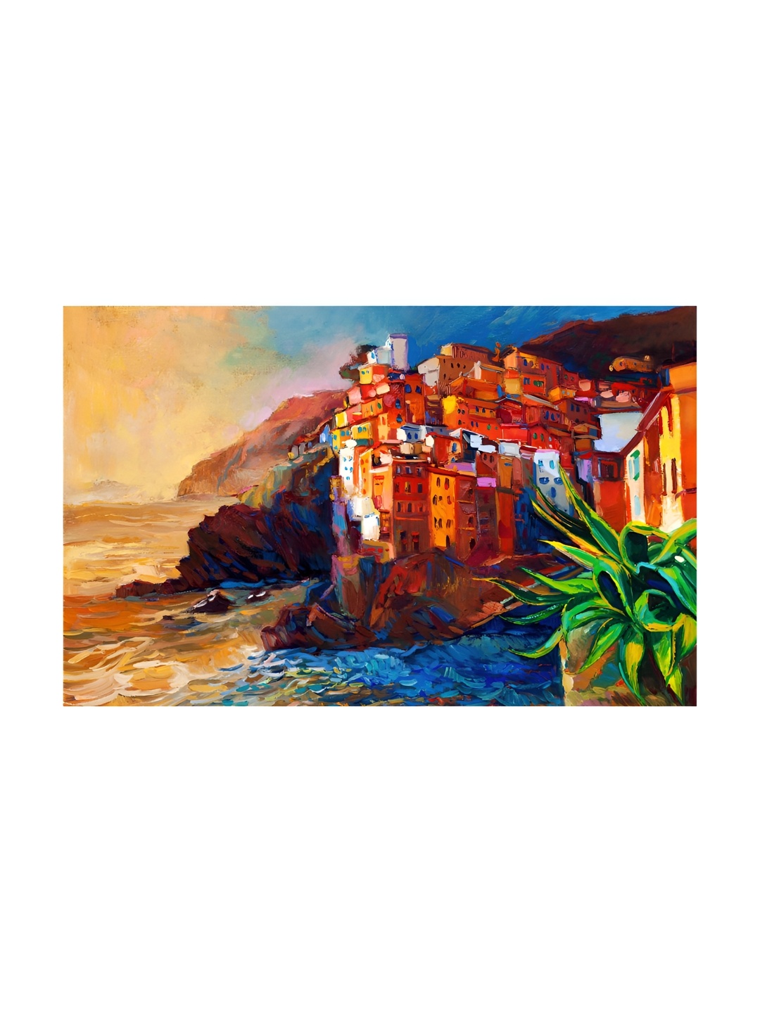 

Inephos Brown And Green Printed Wall Art