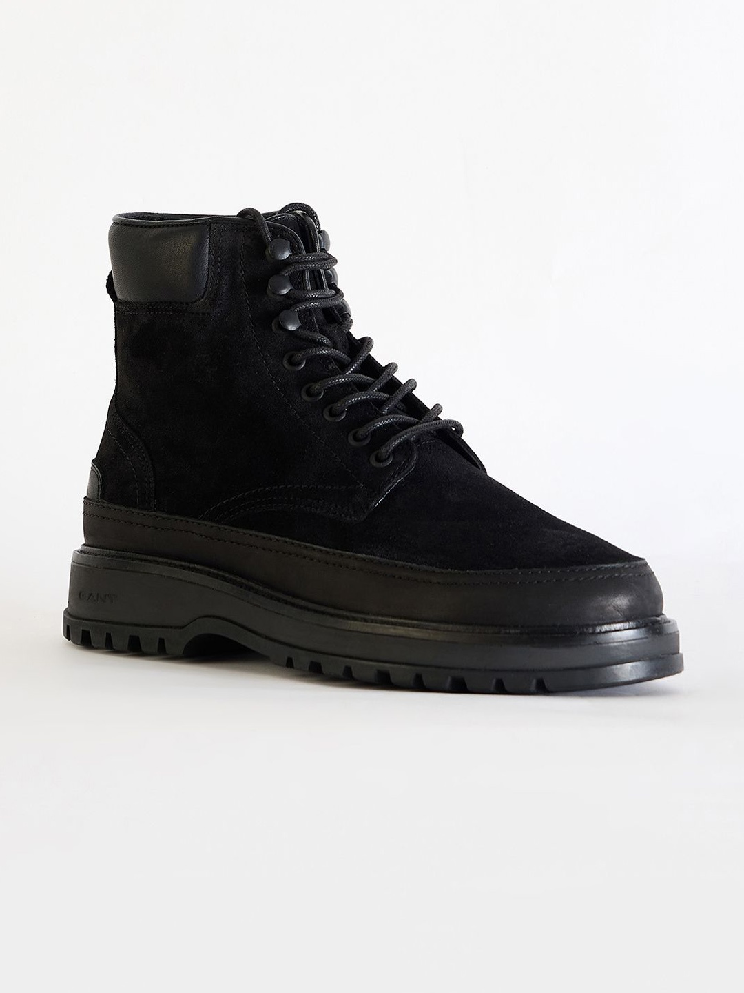 

GANT Men Leather Regular Fit Boots, Black