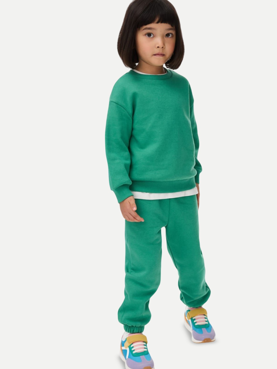 

Marks & Spencer Girls Regular Fit Joggers, Green