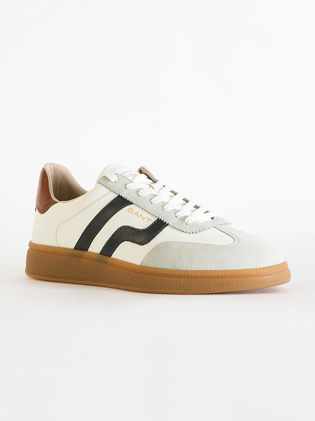 

GANT Men Colourblocked Leather Sneakers, Multi