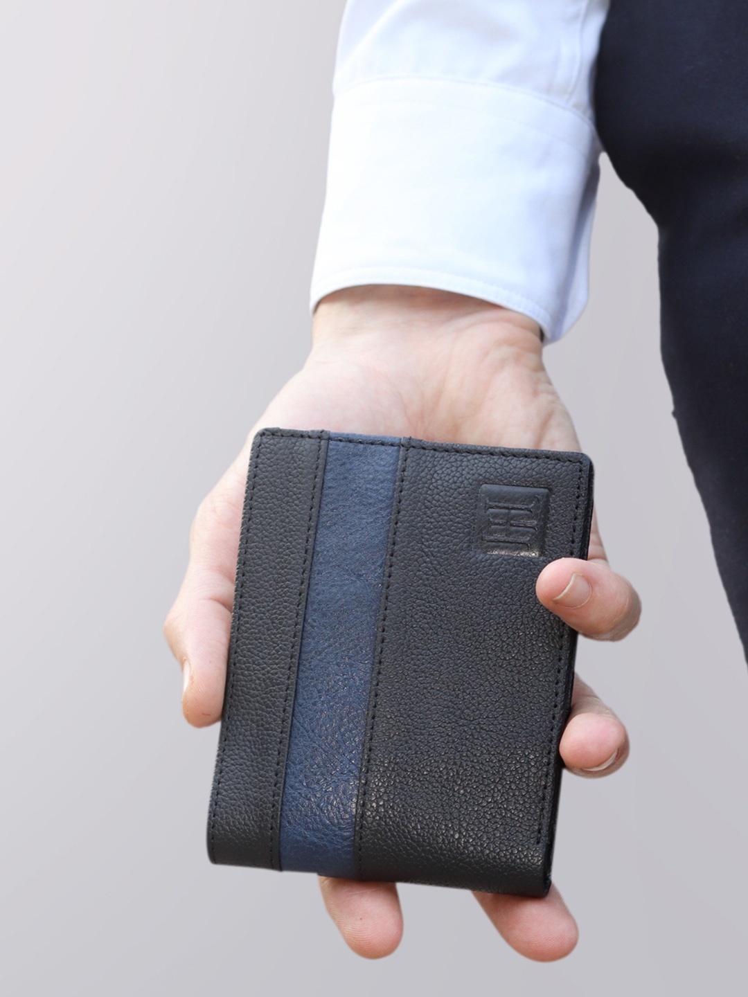 

Hayes London Men Wallets Genuine Leather with RFID Blocking, Black