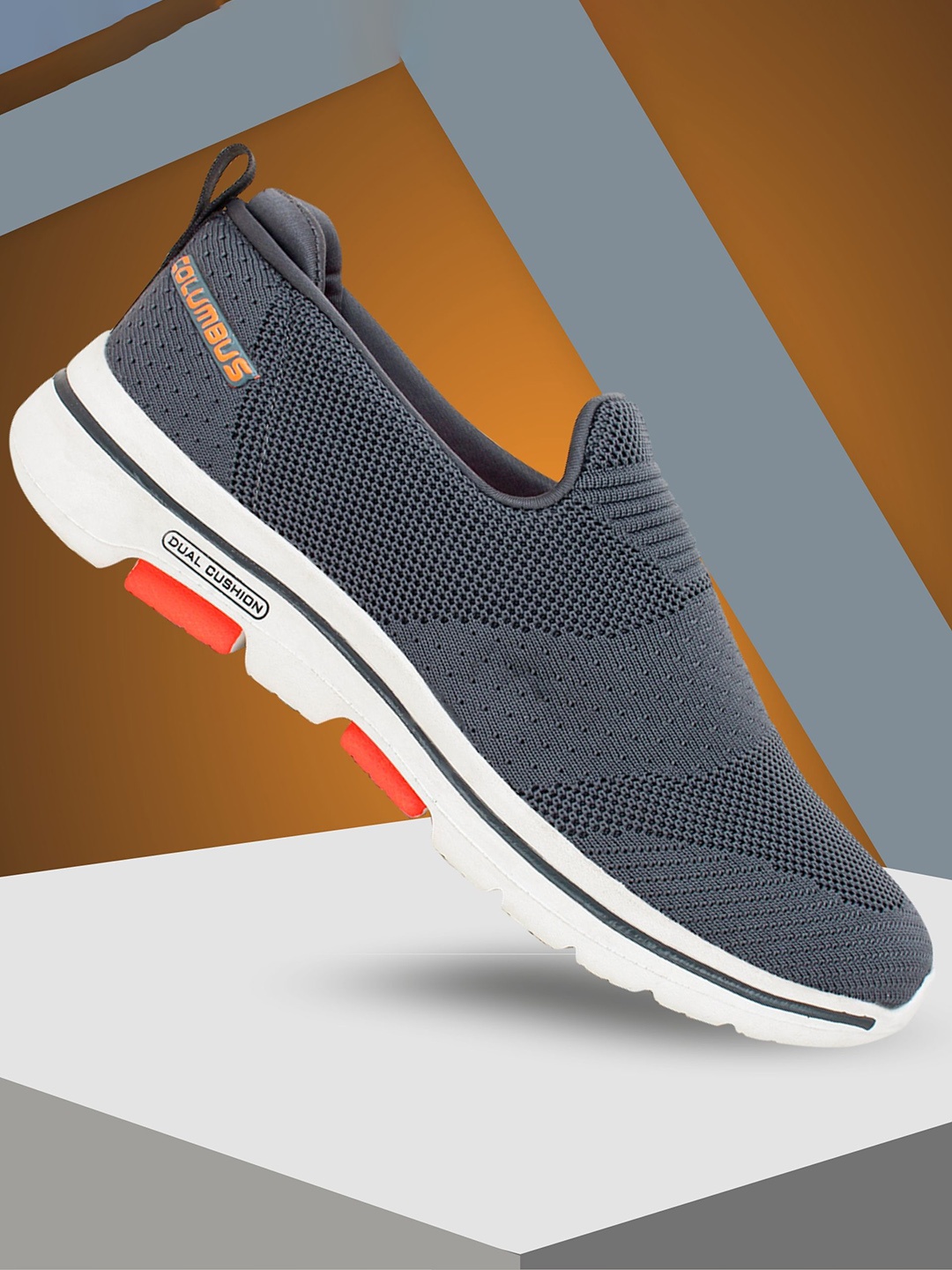 

Columbus Men Lightweight Slip-On Sneakers, Grey