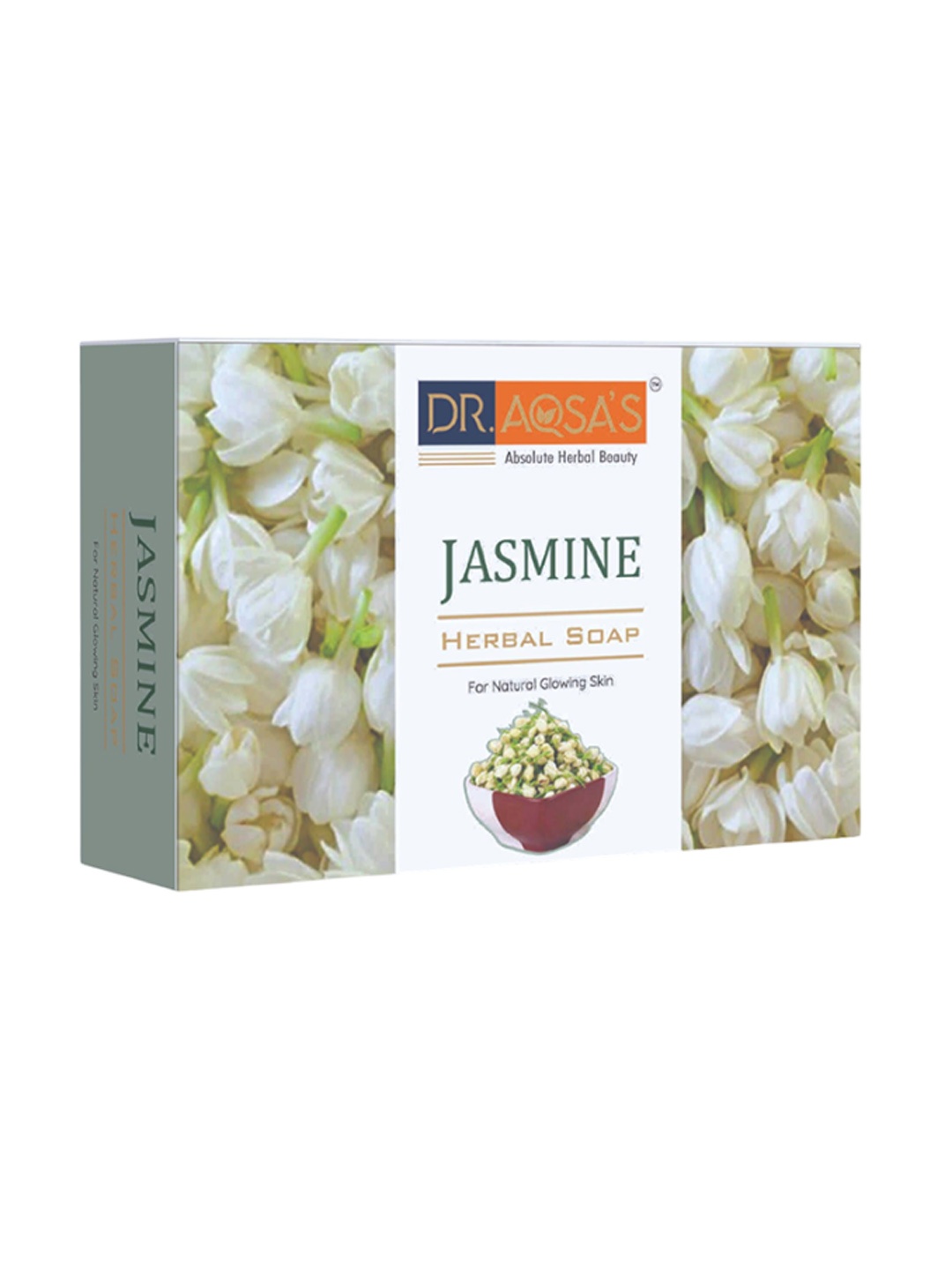 

Dr.Aqsas Herbal Jasmine Soap For Skin Glowing - 100 g, White