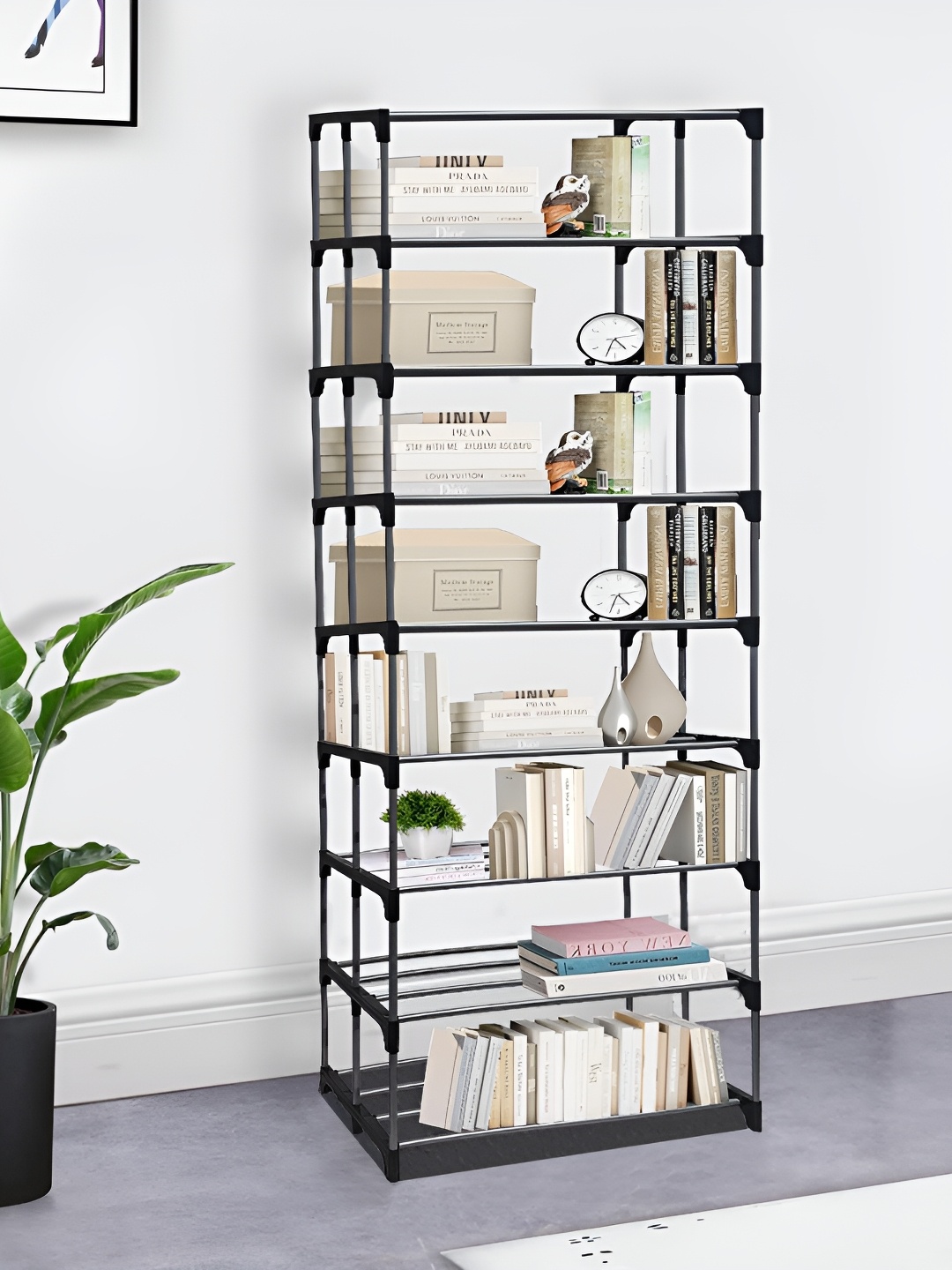 

Urban Choice Black 9 Layer Book Shelf