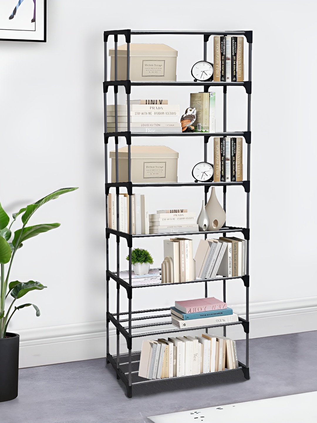 

Urban Choice Black 8 Layer Book Shelf