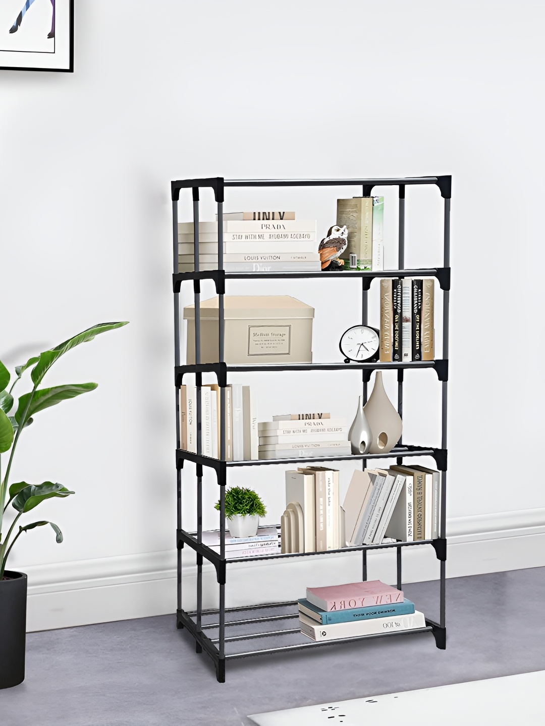 

Urban Choice Black 6 Layer Book Shelf