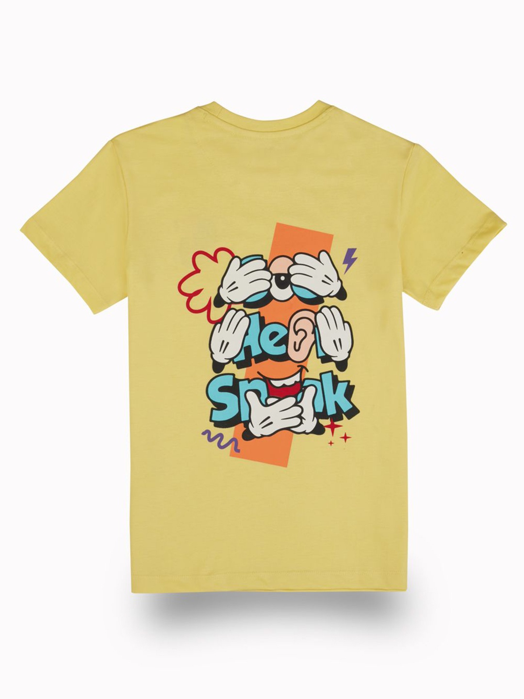 

Gini and Jony Boys Graphic Printed Round Neck Cotton T-shirt, Yellow