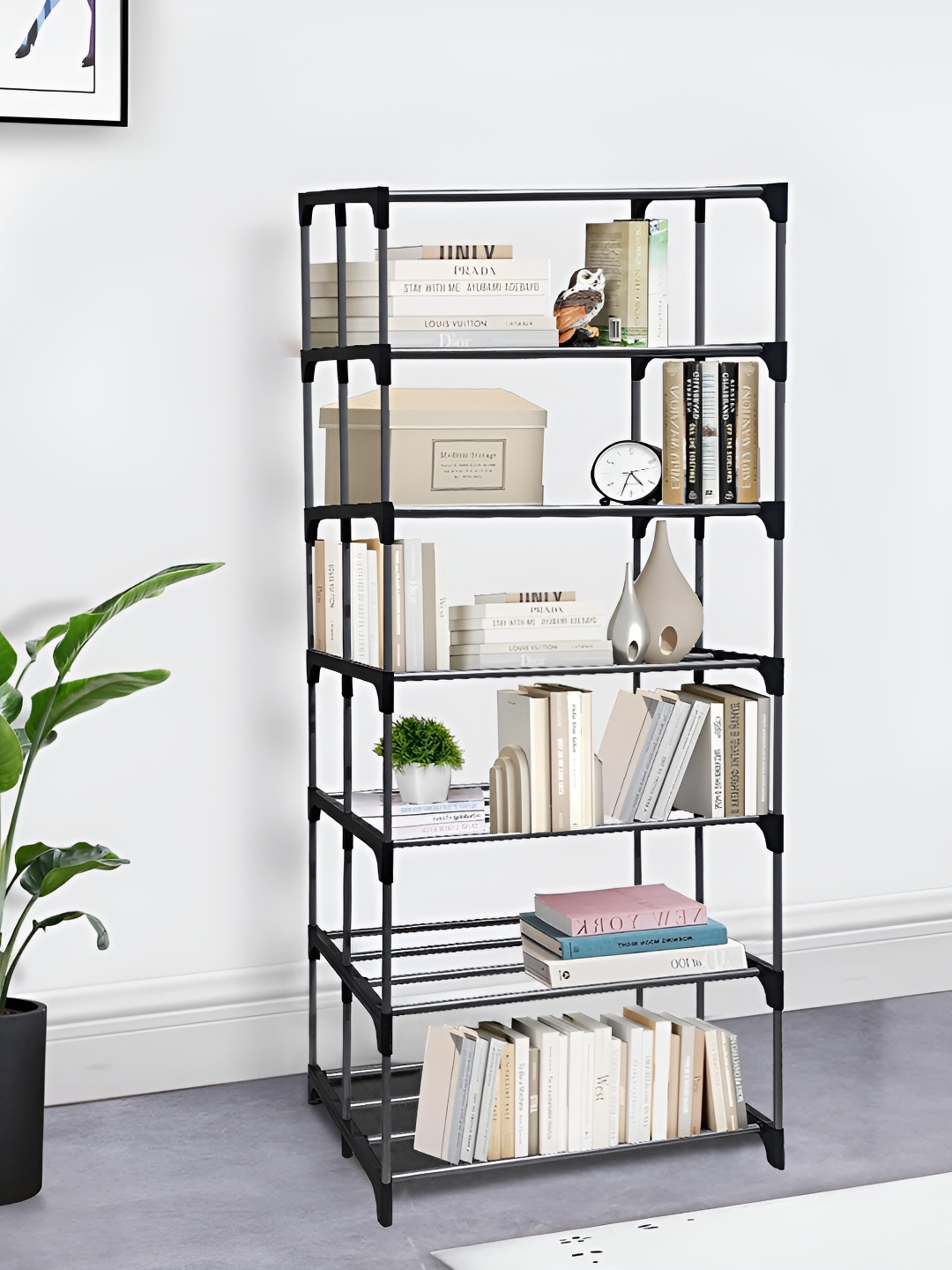 

Urban Choice Black 7 Layer Book Shelf