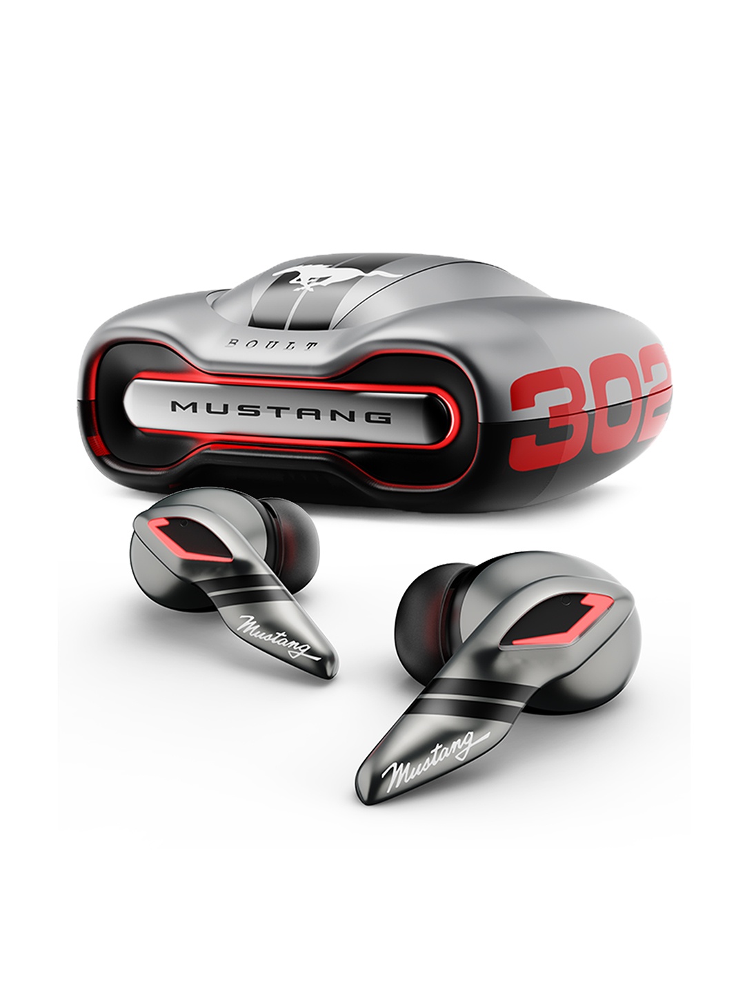 

BOULT AUDIO Mustang Torq Wireless With 50H Playtime Earbuds - Silver