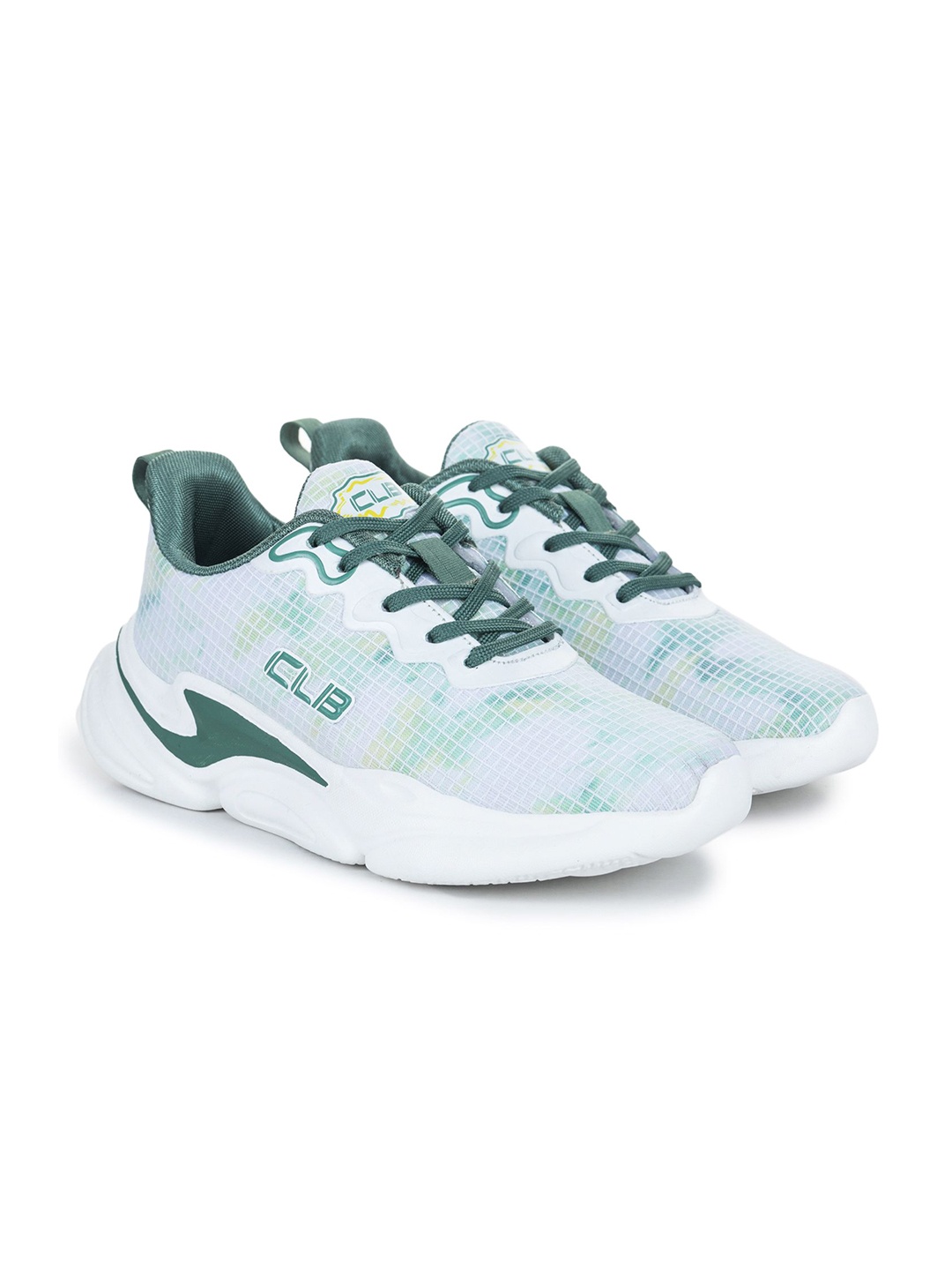 

Columbus Women Woven Design Lightweight Sneakers, Green