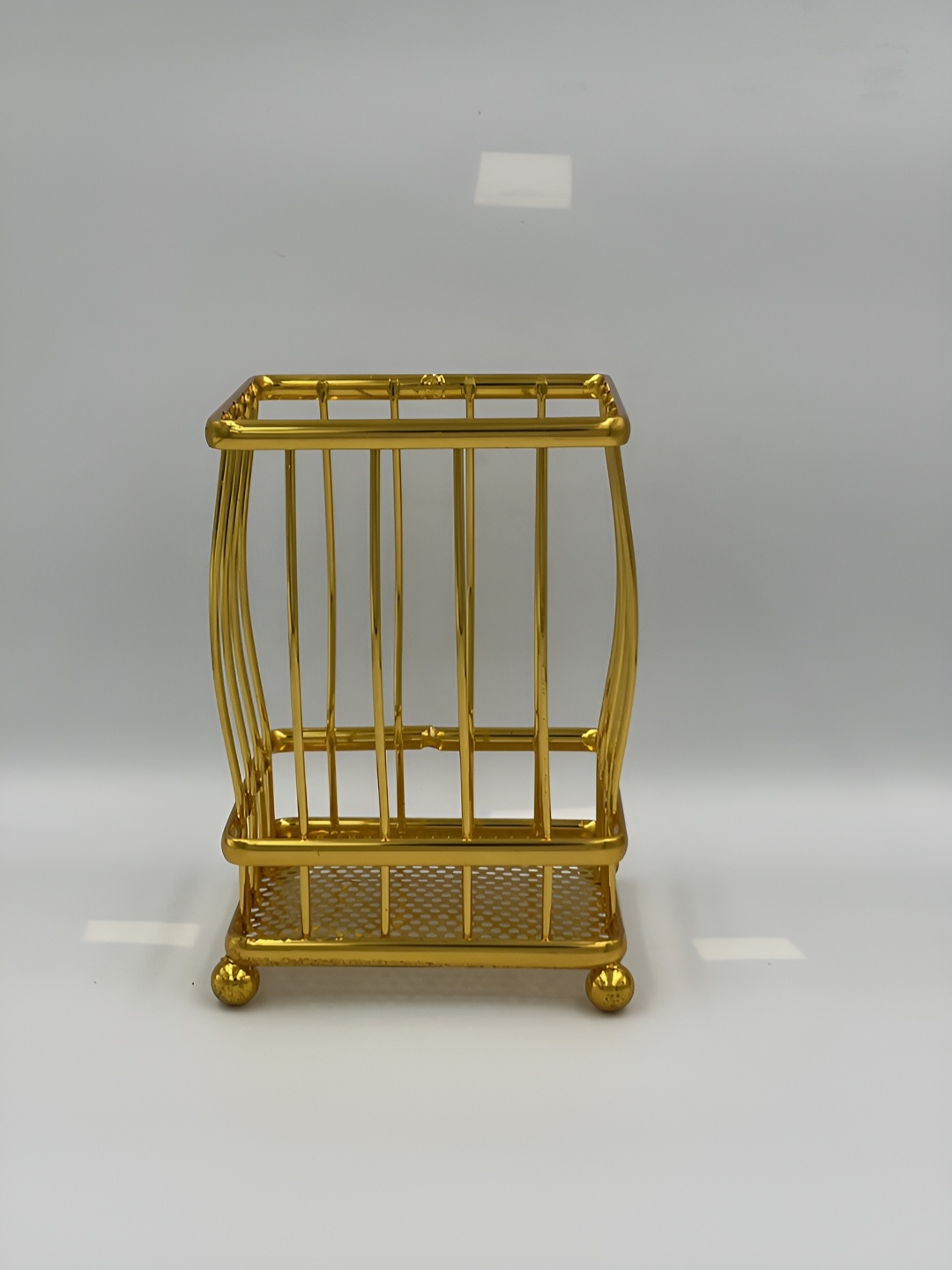 

Shreedah Gold Toned Multipurpose Wire Stand/ Holder
