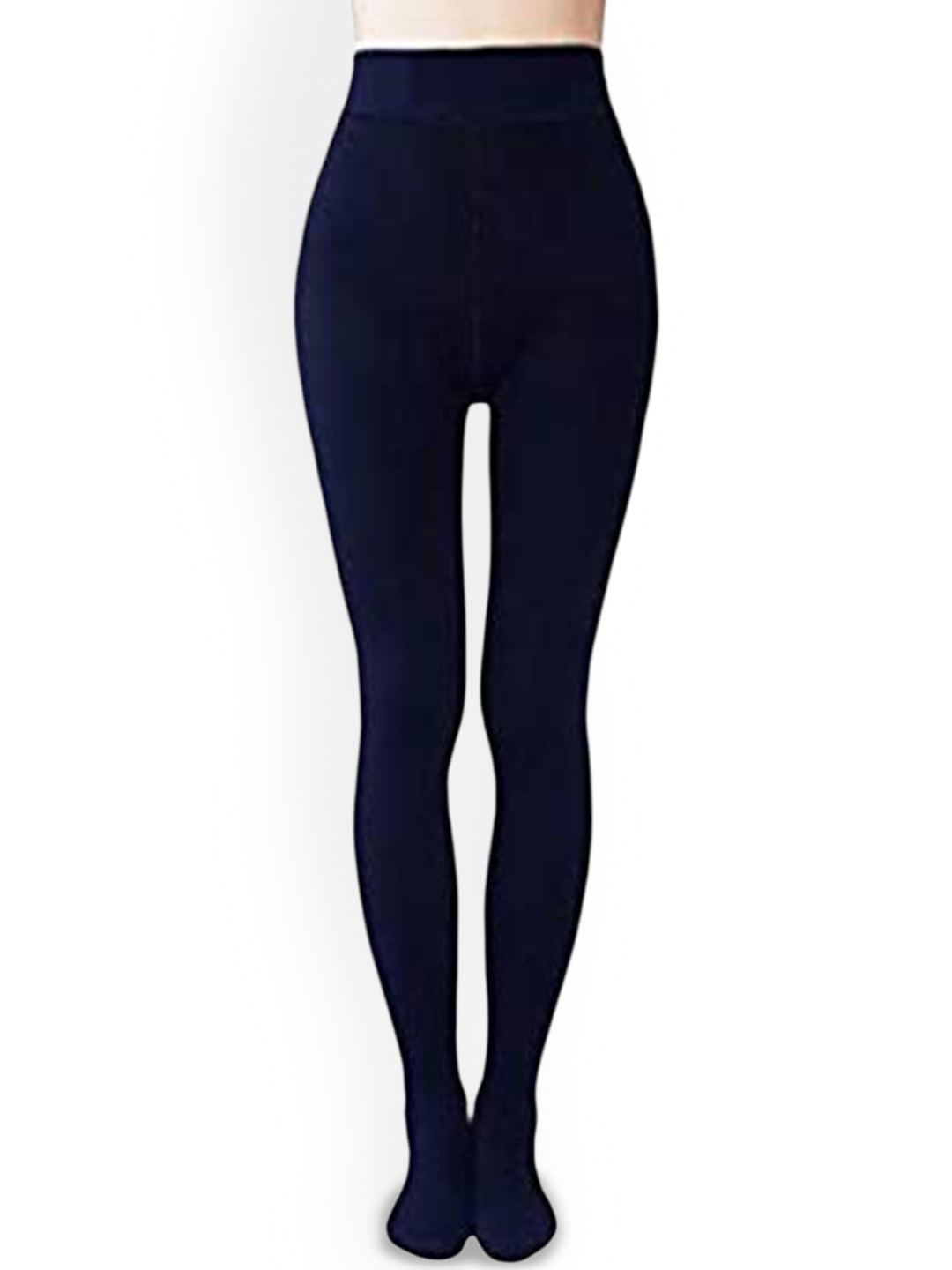 

Klassik Women Seamless Fur Fleece Thermal Bottoms, Navy blue