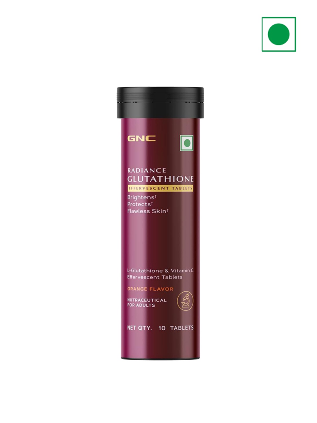 

GNC Radiance Glutathione Effervescent Tablets - 10 Tablets, Maroon