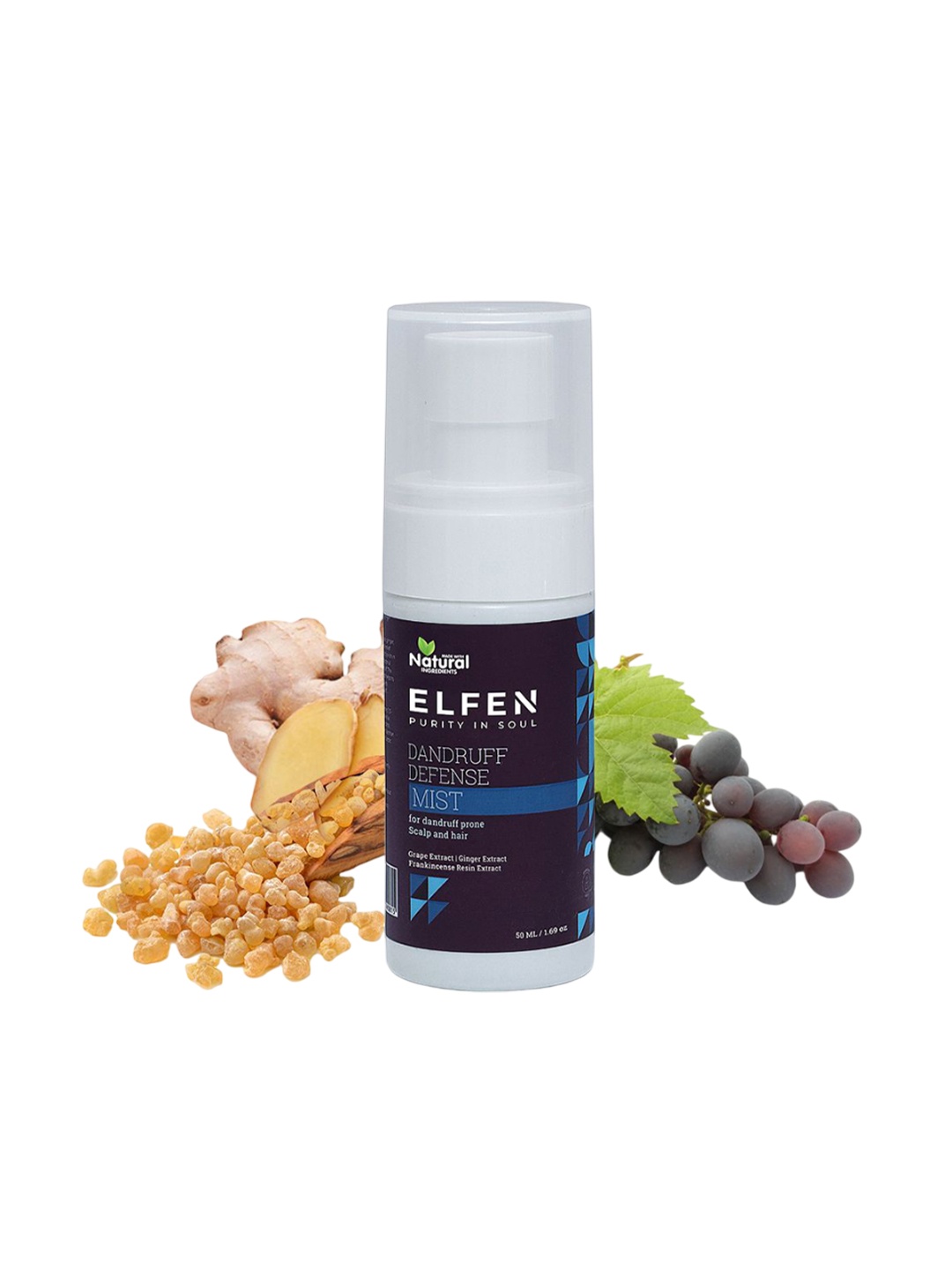 

ELFEN Dandruff Defense Mist With Grape Extract - 50 ml, White