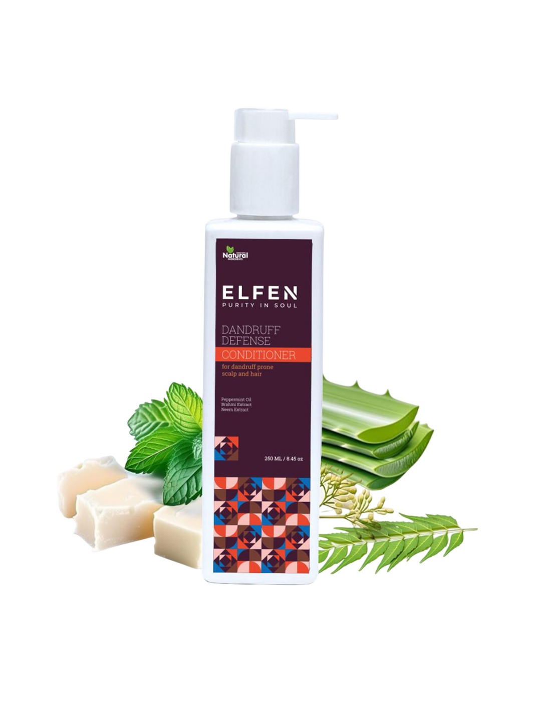

ELFEN Dandruff Defence Conditioner With Peppermint Oil, Brahmi & Neem - 250 ml, White