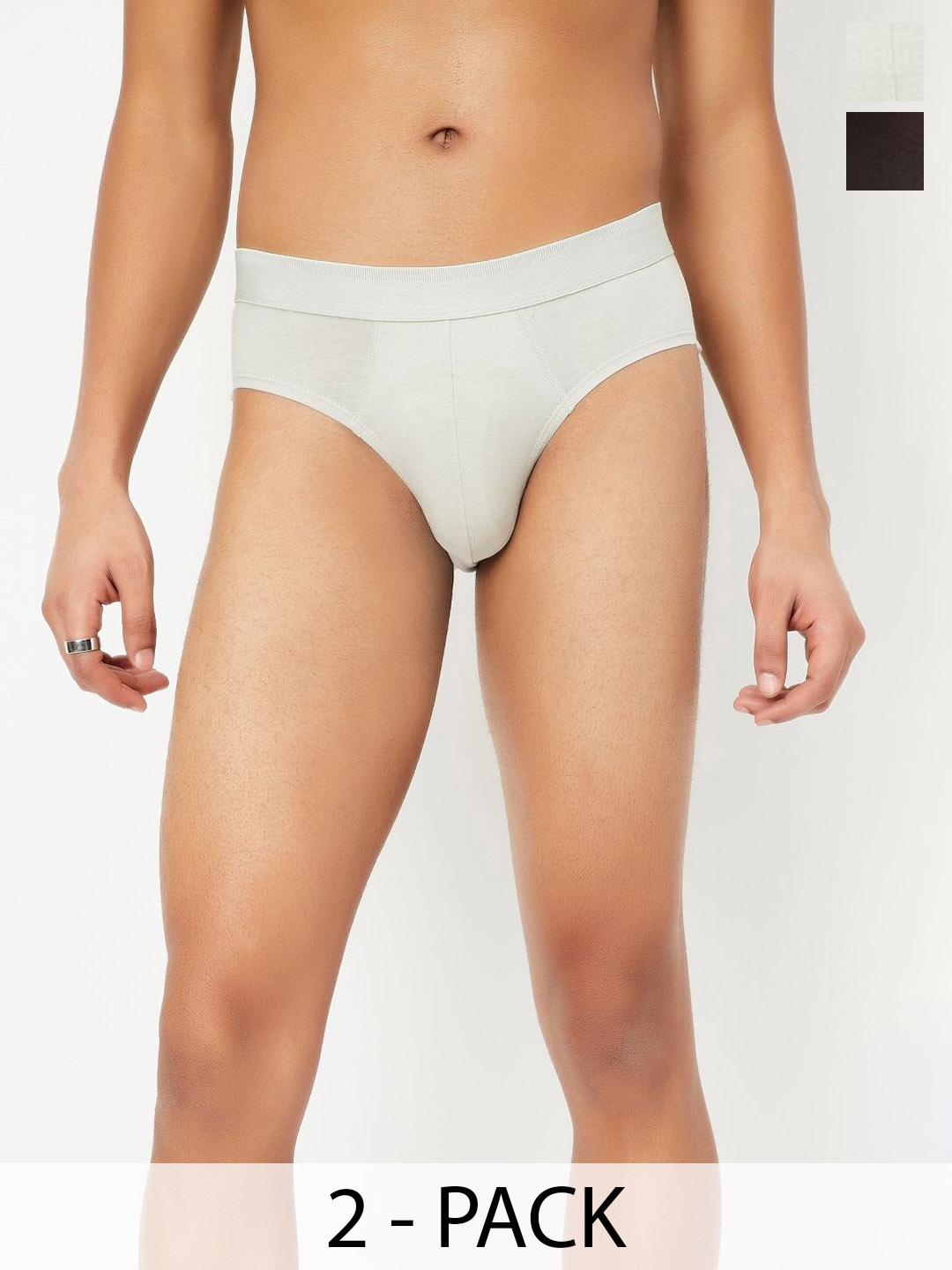 

max Pack Of 2 Mid Rise Basic Briefs 1000014630792, Maroon