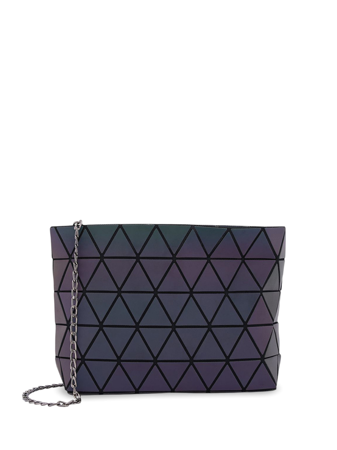 

BAOMI Women Geometric Textured Crossbody Sling Bag, Purple
