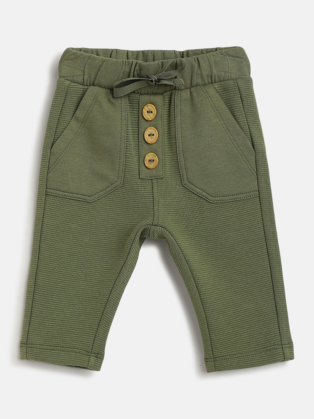 

Chicco Boys Relaxed Regular Fit Cotton Trouser, Green