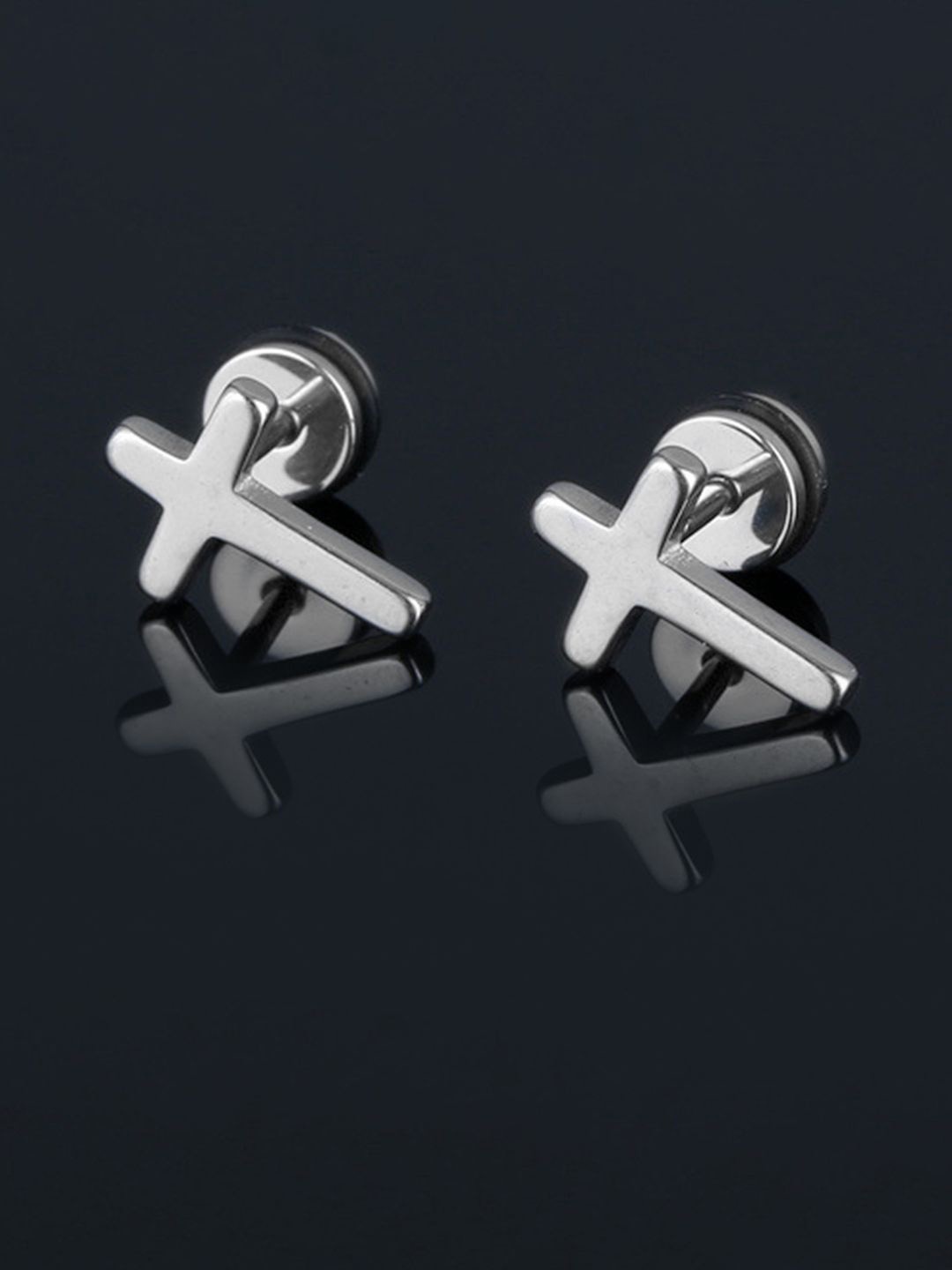 

Peora Silver-Plated Quirky Shaped Studs