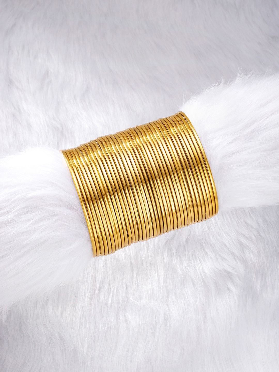 

Peora Set Of 36 Gold-Plated Bangles