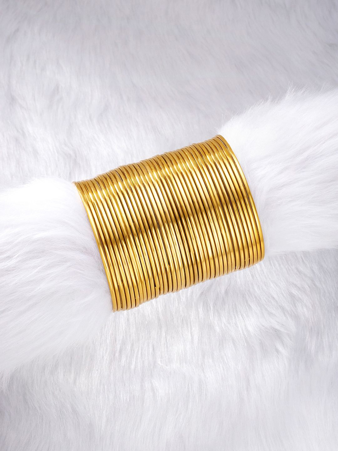

Peora Set Of 36 Gold-Plated Bangles