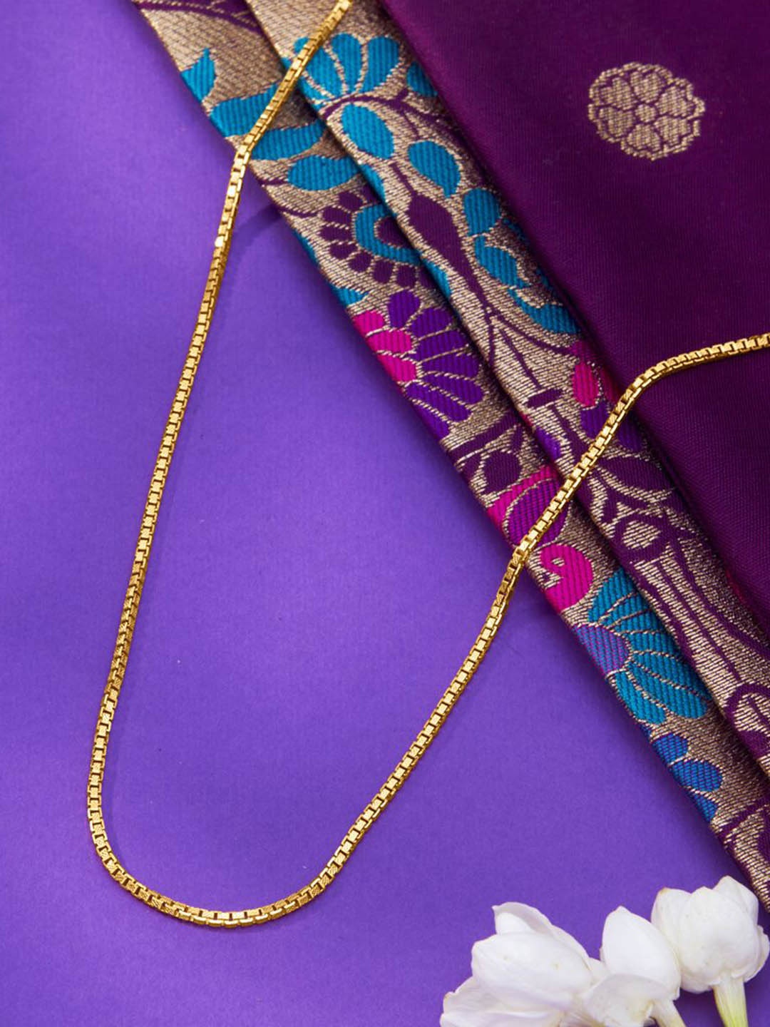 

P N GADGIL JEWELLERS Unisex Simply Refined Yellow 22 Kt Gold Chain