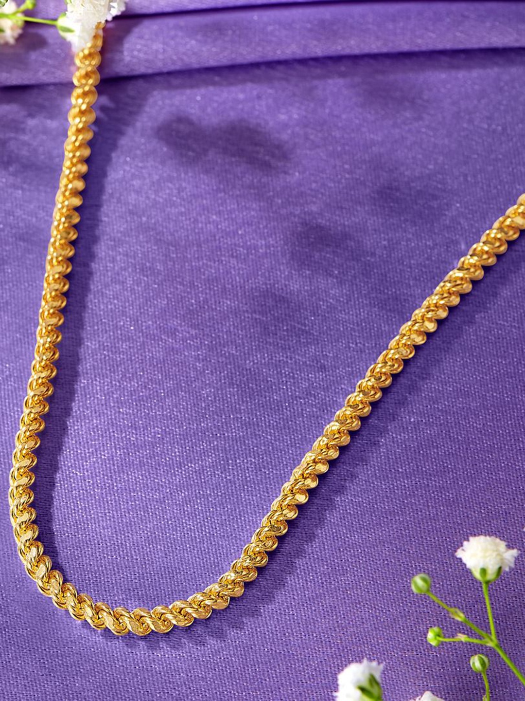 

P N GADGIL JEWELLERS Unisex 22 Kt Exquisite Coimbatore Gold Chain 11.11g