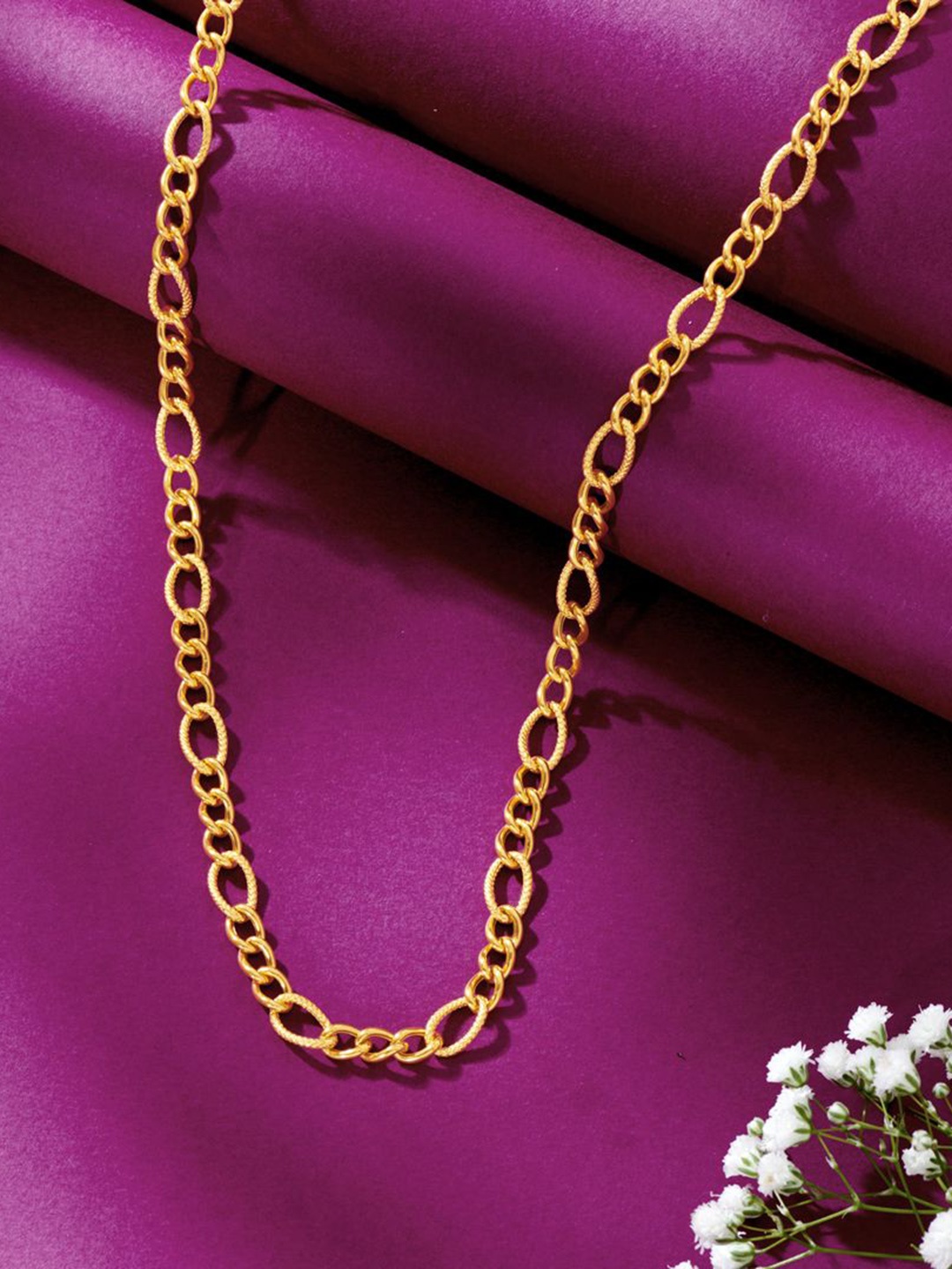 

P N GADGIL JEWELLERS Unisex Radiant Loop 22 Kt Gold Chain 10.79gm