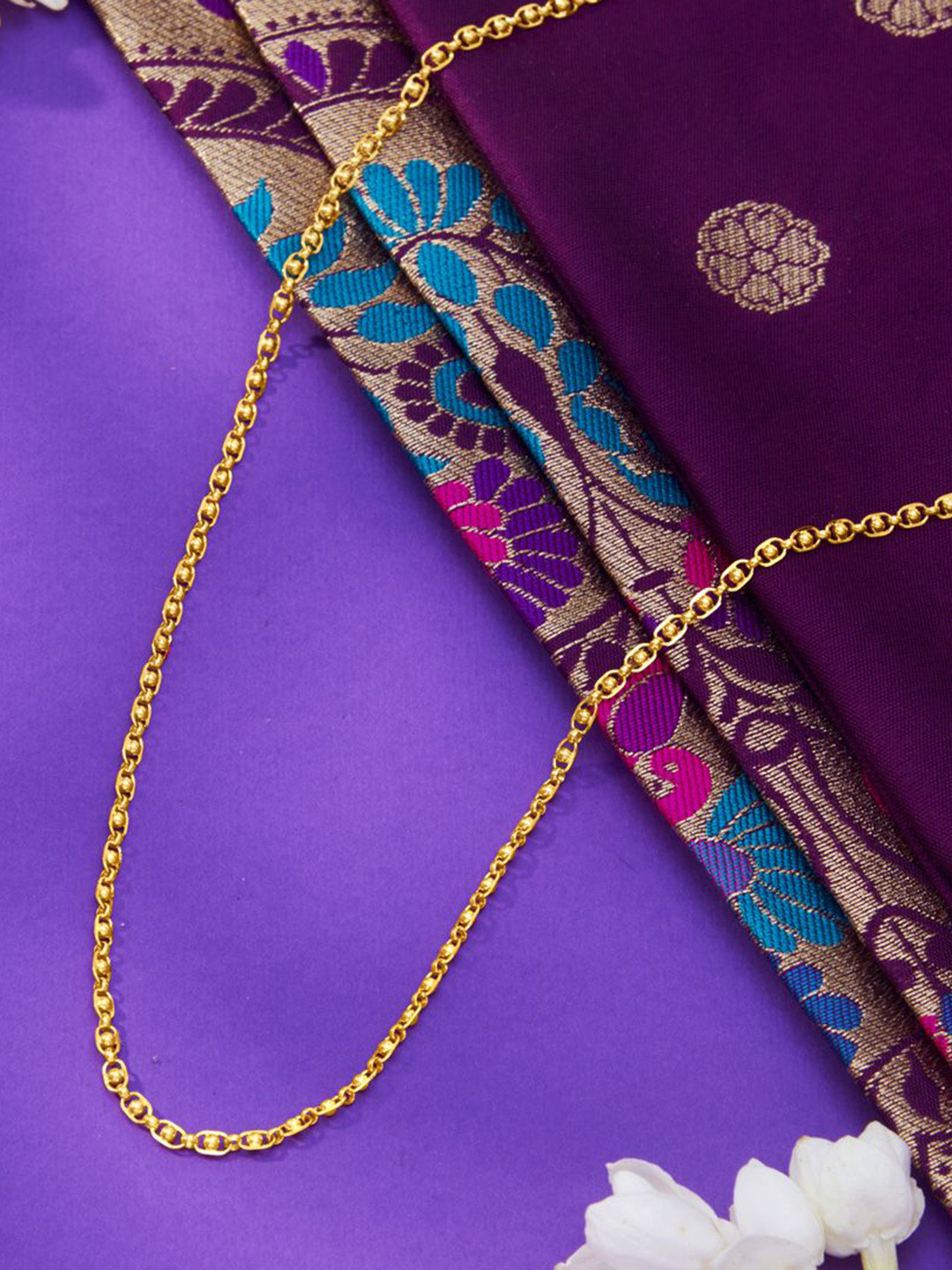 

P N GADGIL JEWELLERS Unisex Delicate Refinement Gold 22 Kt Chain 5.83 gm