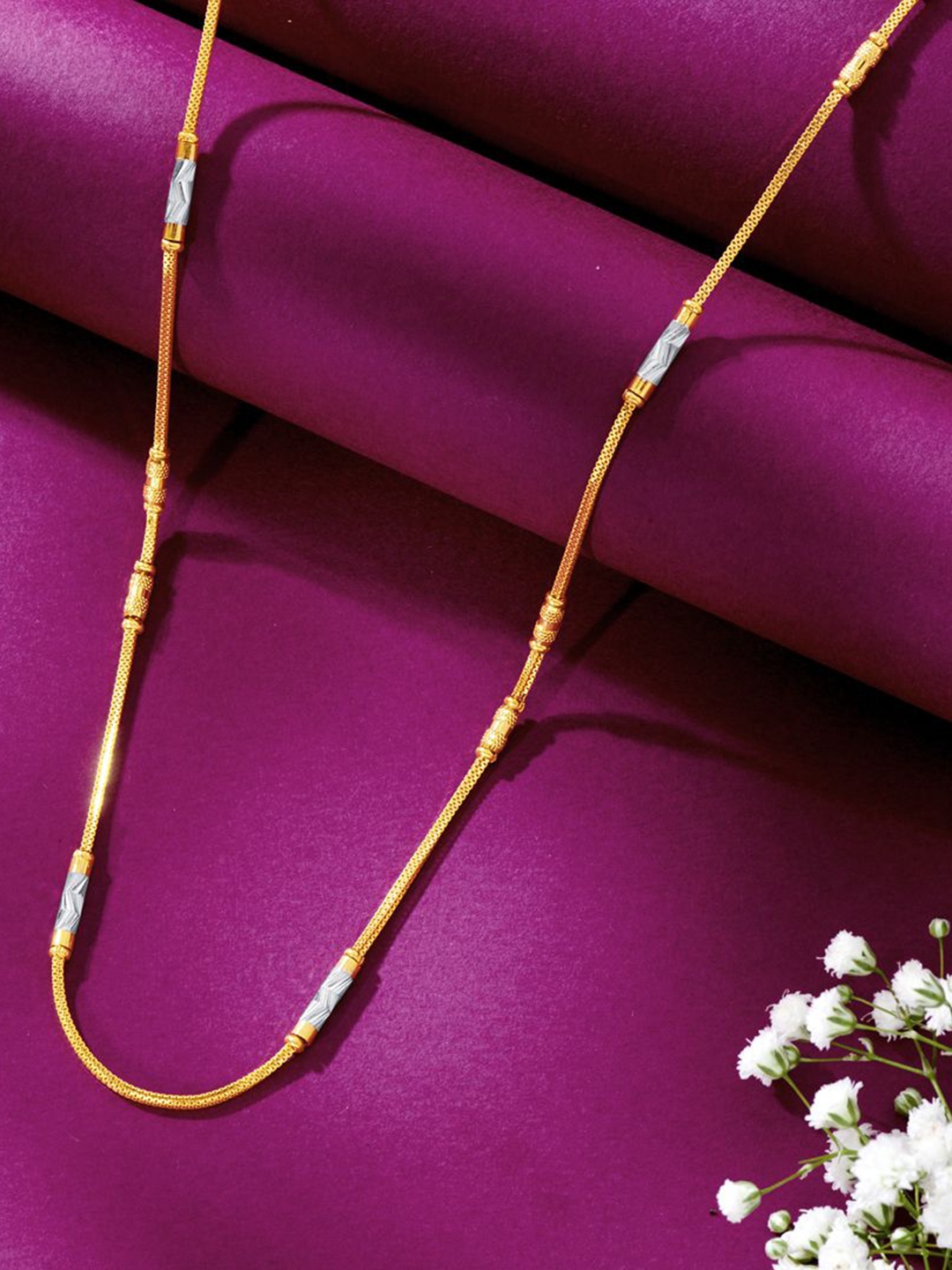

P N GADGIL JEWELLERS Unisex Sovereign Links Gold 22 Kt Chain 9.42 gm, Yellow