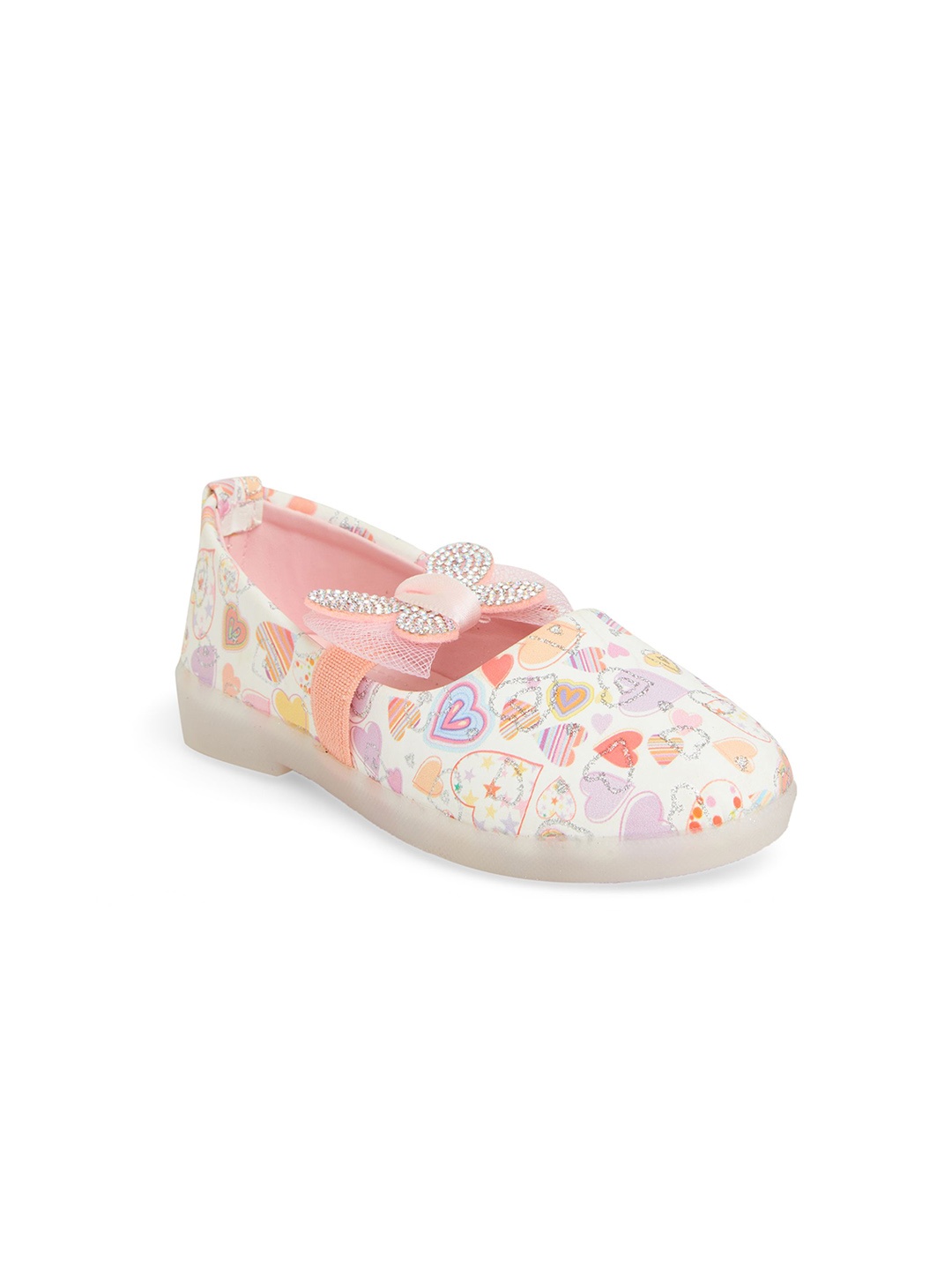 

CHiU Girls Printed Lightweight Ballerinas, Pink