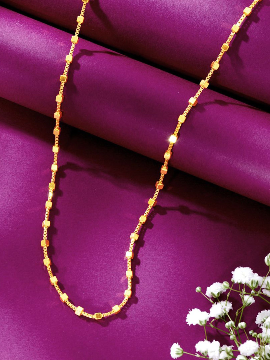 

P N GADGIL JEWELLERS Unisex Splendid Union 22 Kt Gold Chain, Yellow