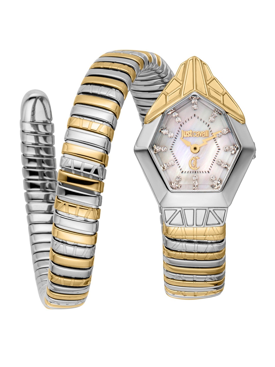 

Just Cavalli Women Embellished Dial & Reset Time Analogue Watch JC1L358M0065, White