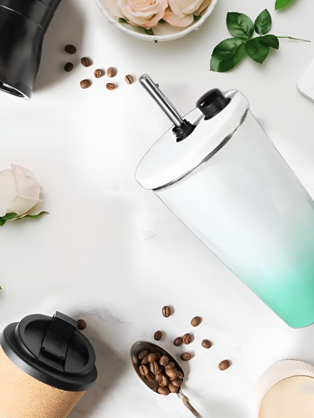 

HomeCloud Green Colourblocked Stainless Steel Single Wall Vacuum Water Bottle 600 ml