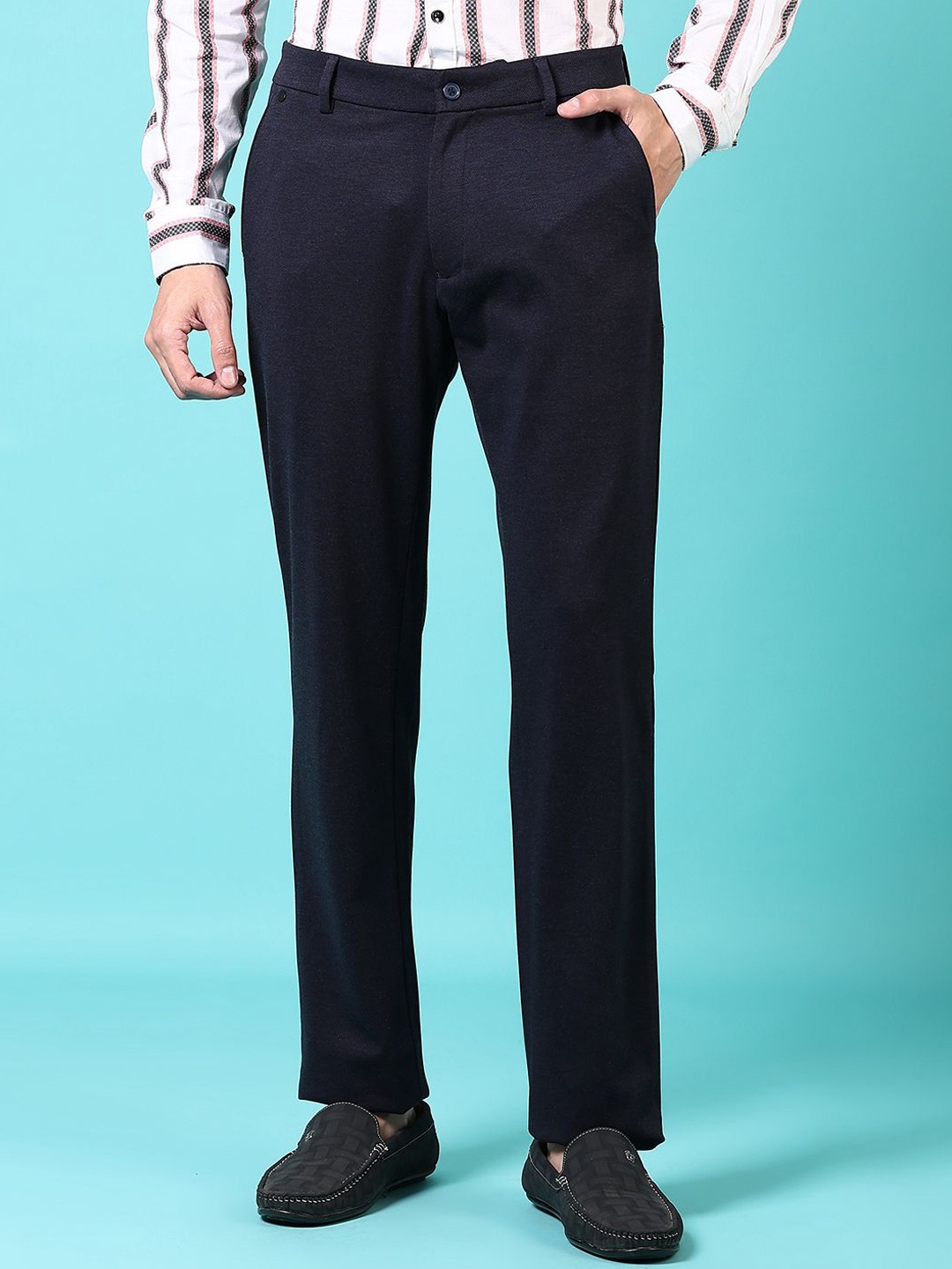 

V-Mart Men Chinos Trousers, Navy blue