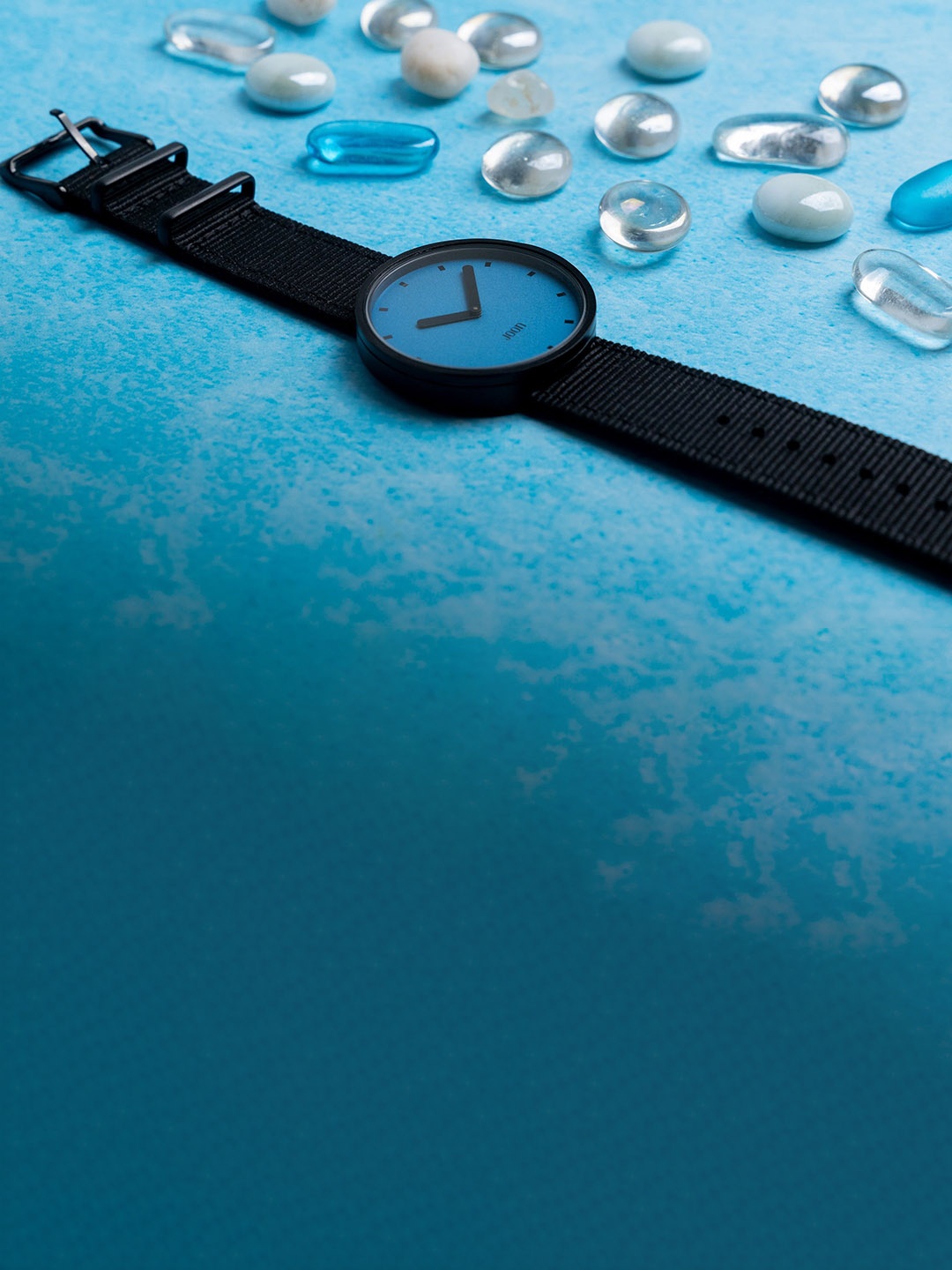 

JOON Unisex Brass Printed Dial & Bracelet Style Straps Analogue Watch Orca, Blue