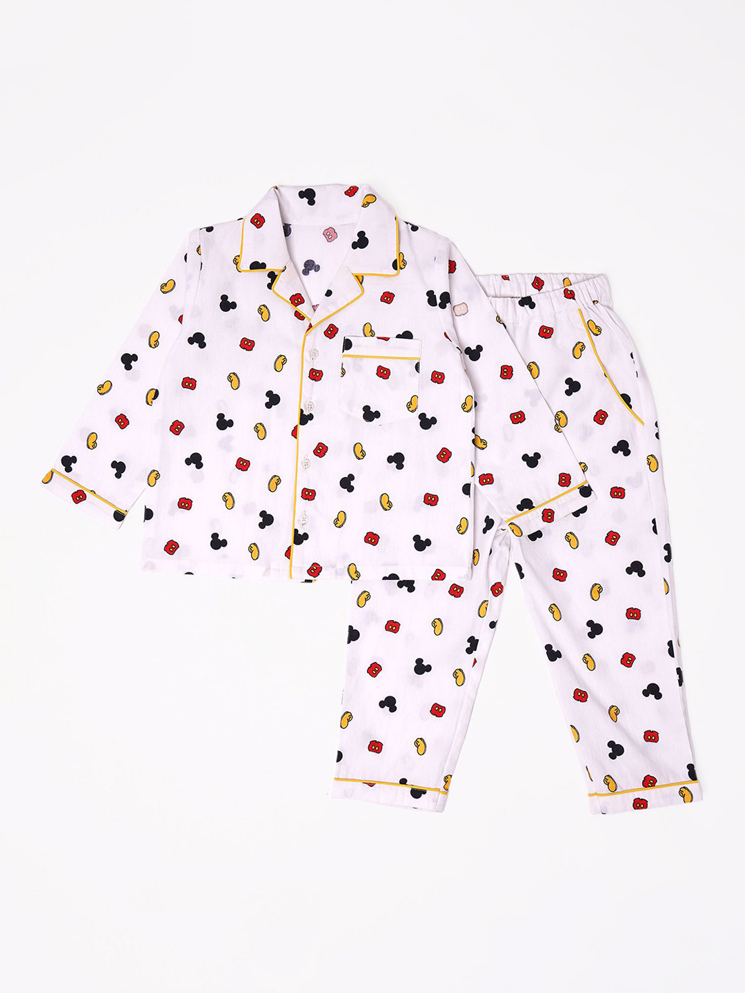 

TIDY SLEEP Boys Printed Night suit, White