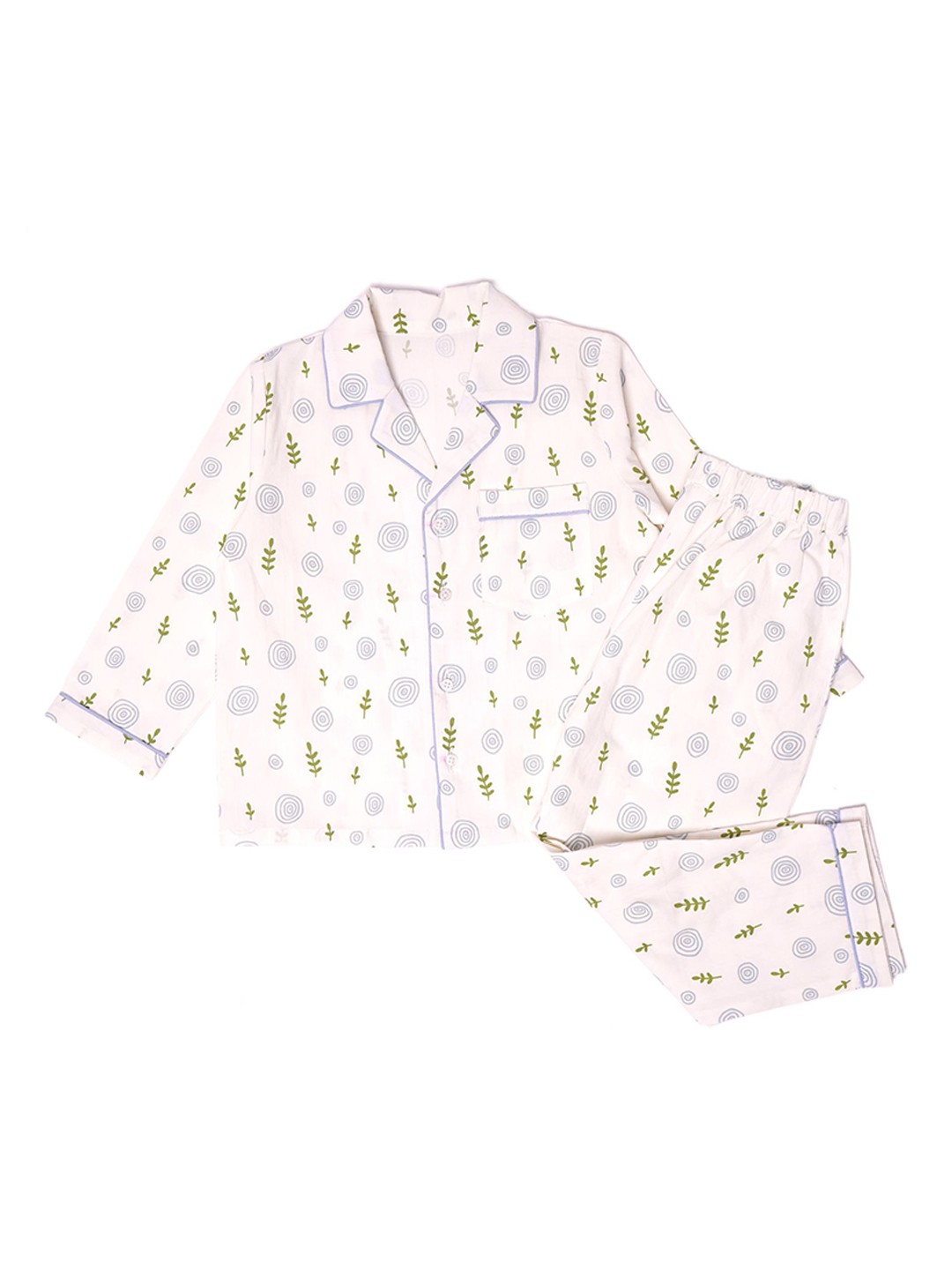 

TIDY SLEEP Boys Printed Night suit, White