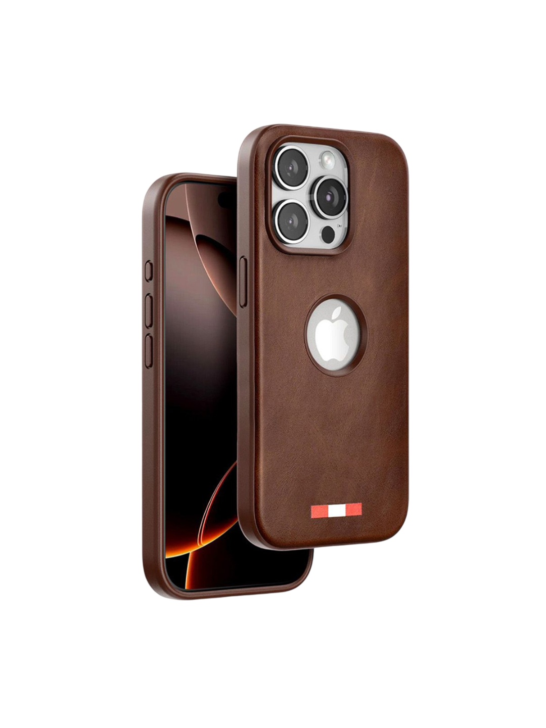 

TREEMODA Magsafe Leather iPhone 16 Pro Max Back Case, Brown