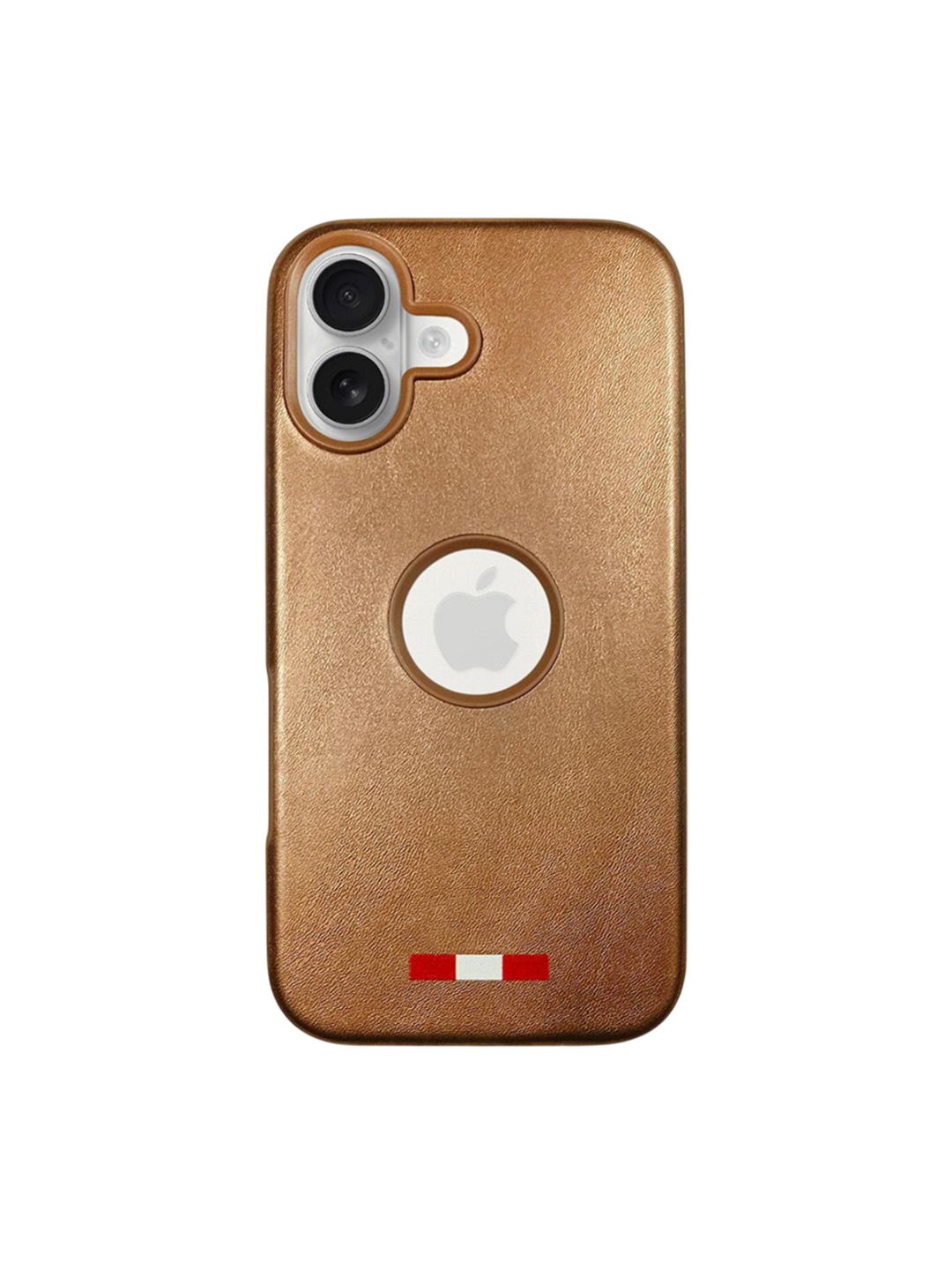 

TREEMODA Magsafe Leather iPhone 16 Back Case, Beige