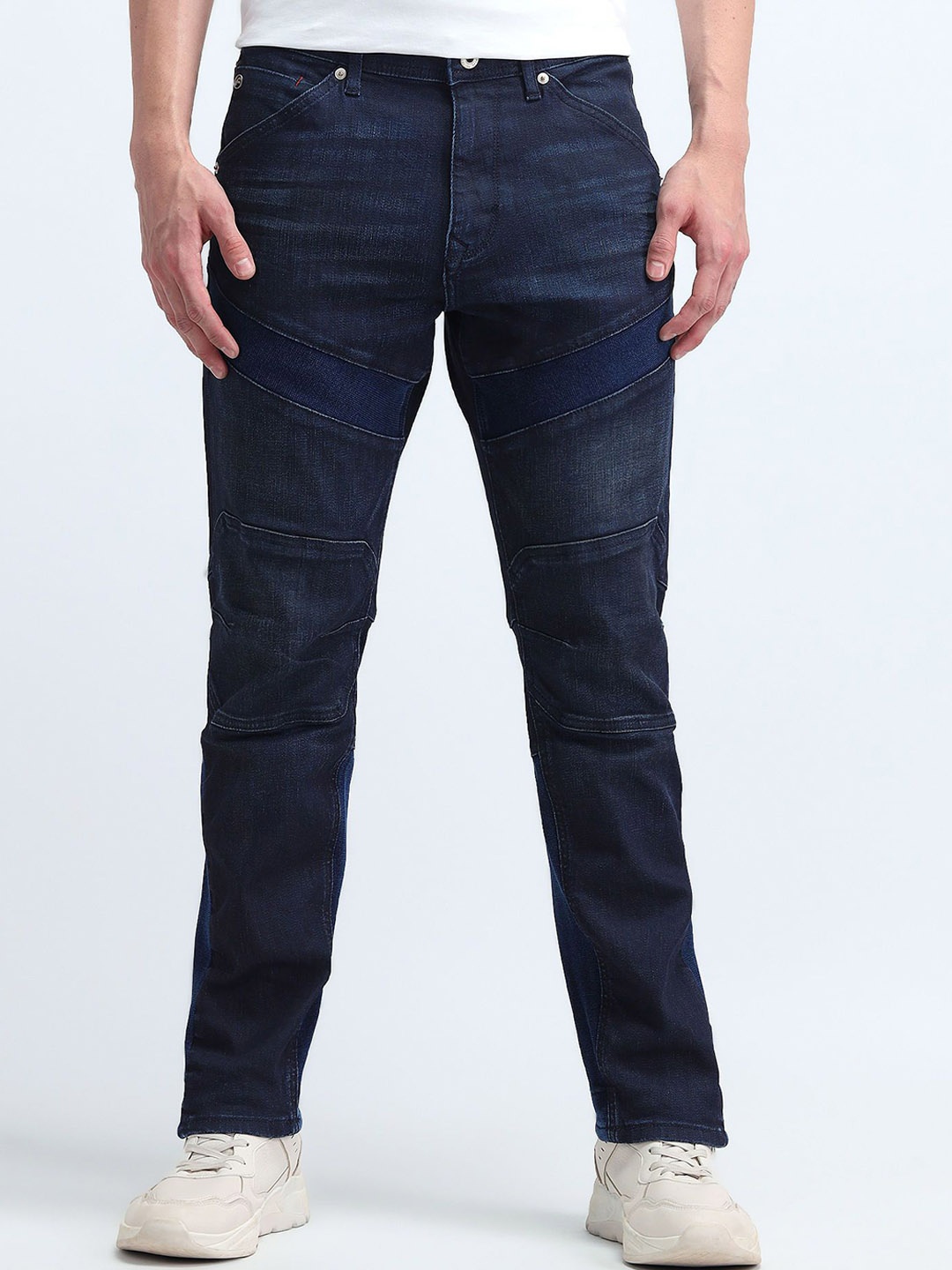 

Flying Machine Men Slim Fit Light Fade Cotton Jeans, Blue