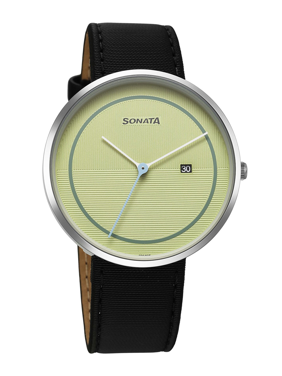 

Sonata Men Brass Dial & Leather Bracelet Style Straps Analogue Watch 77152SL04, Beige